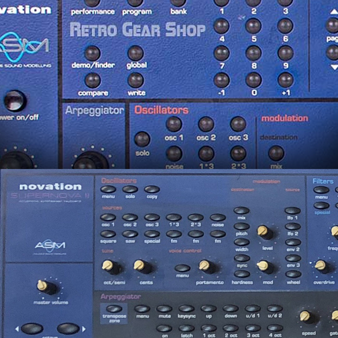 Novation Nova Supernova Supernova 2 Sound Banks and