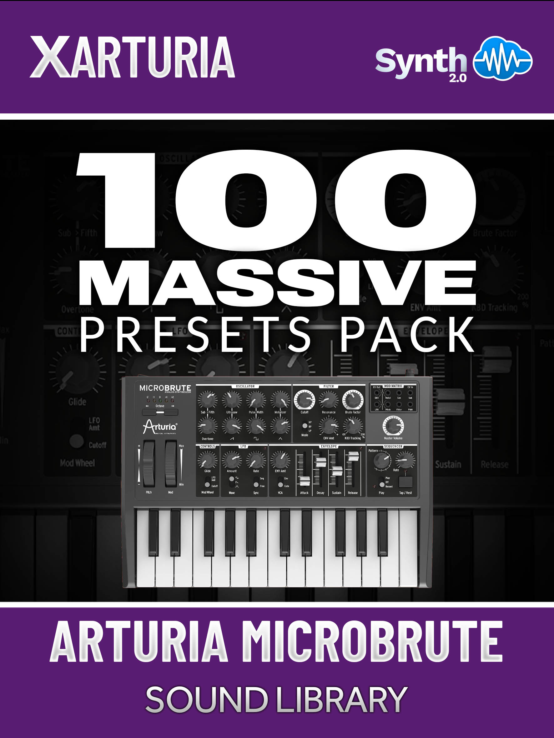 LFO149 - 100 Massive Presets Pack - Arturia MicroBrute