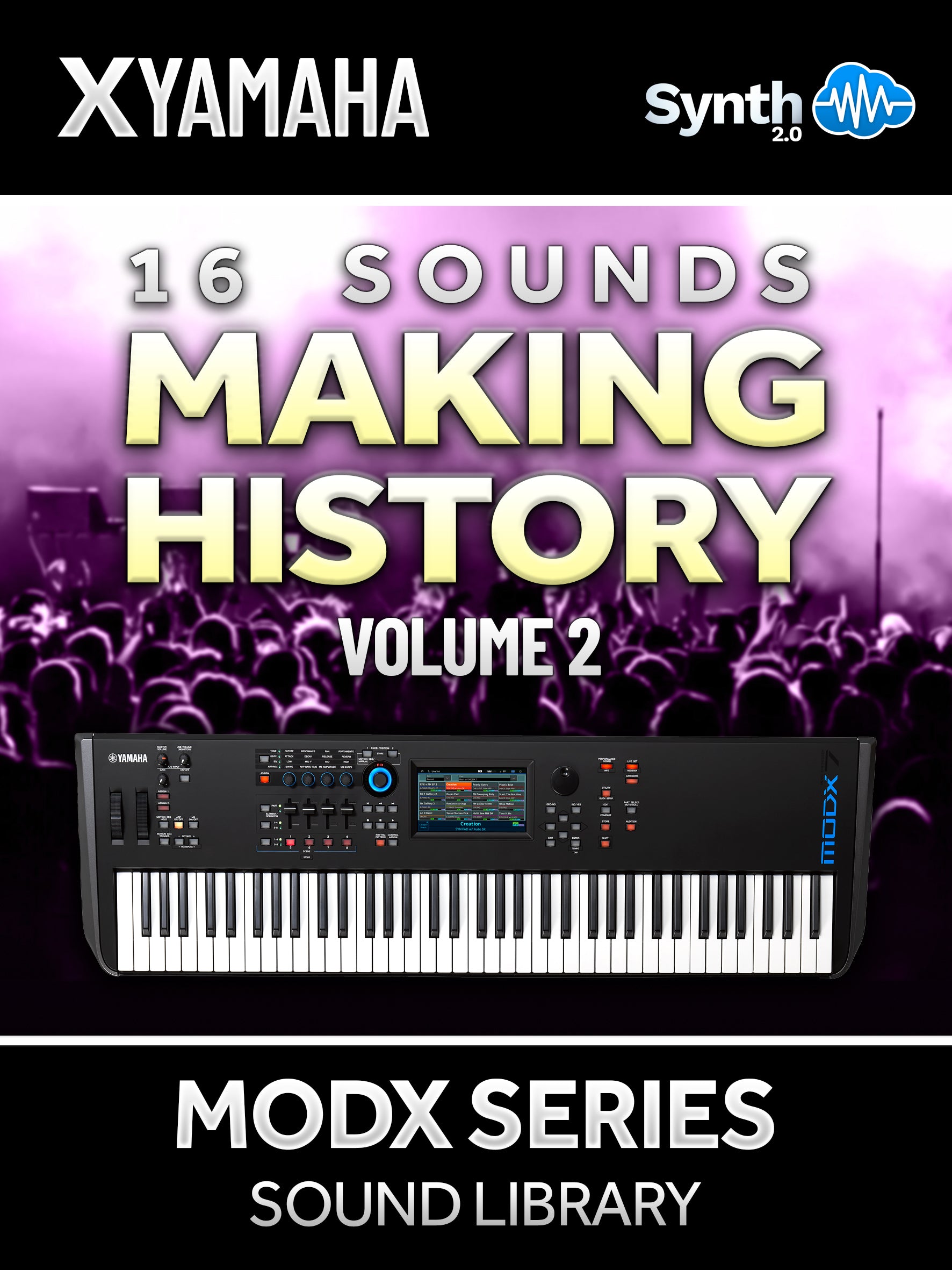 SCL445 - ( Bundle ) - 16 Sounds - Making History Vol.2 + 21 Sounds - Making History Vol.3 - Yamaha MODX / MODX+