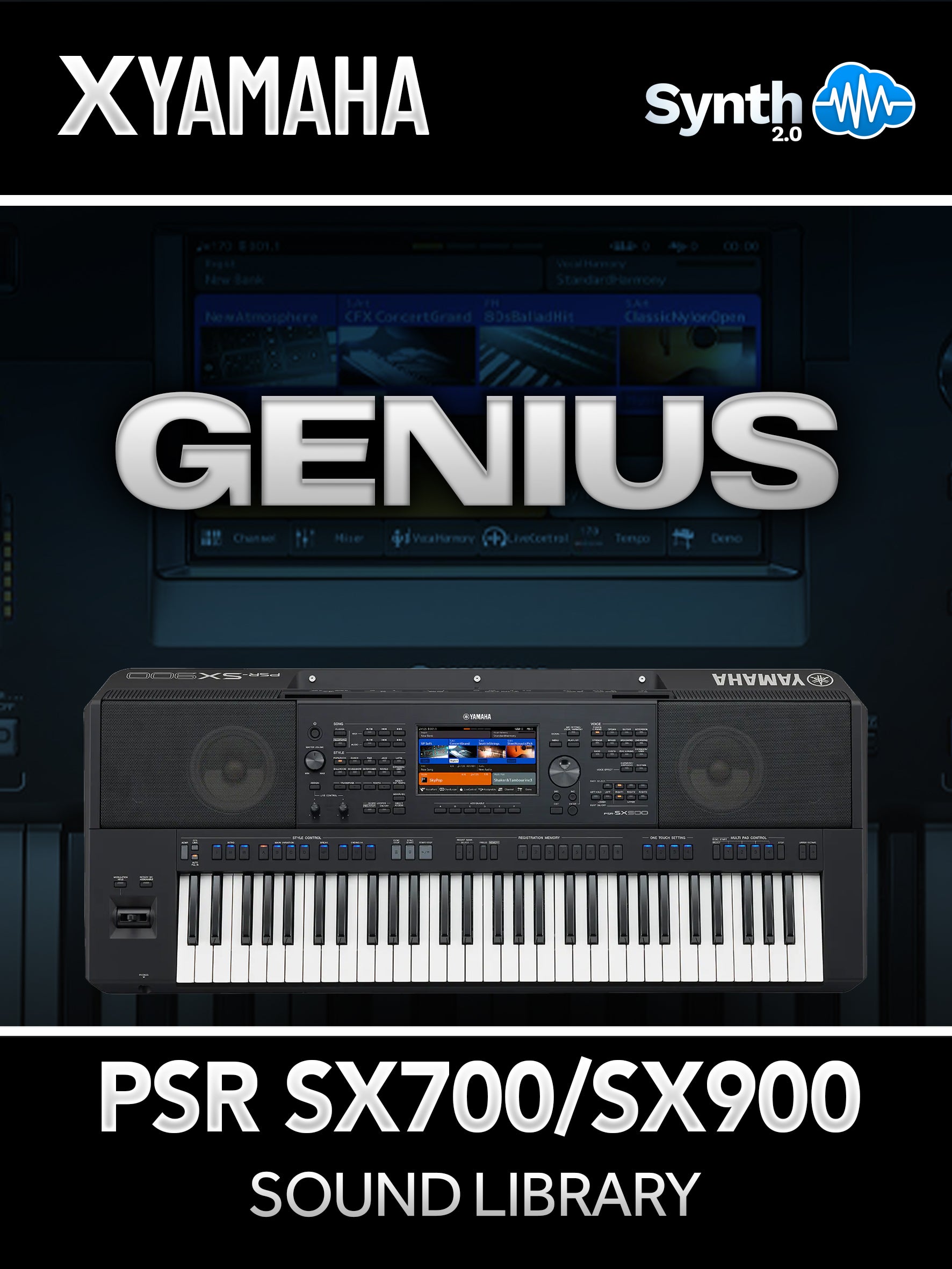 ASL037 - Genius Expansion Pack - Yamaha PSR SX700 / SX900 ( 60 programs )