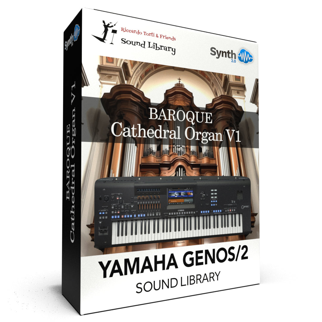 Yamaha GENOS: Baroque Cathedral Organ V1 11 presets patches