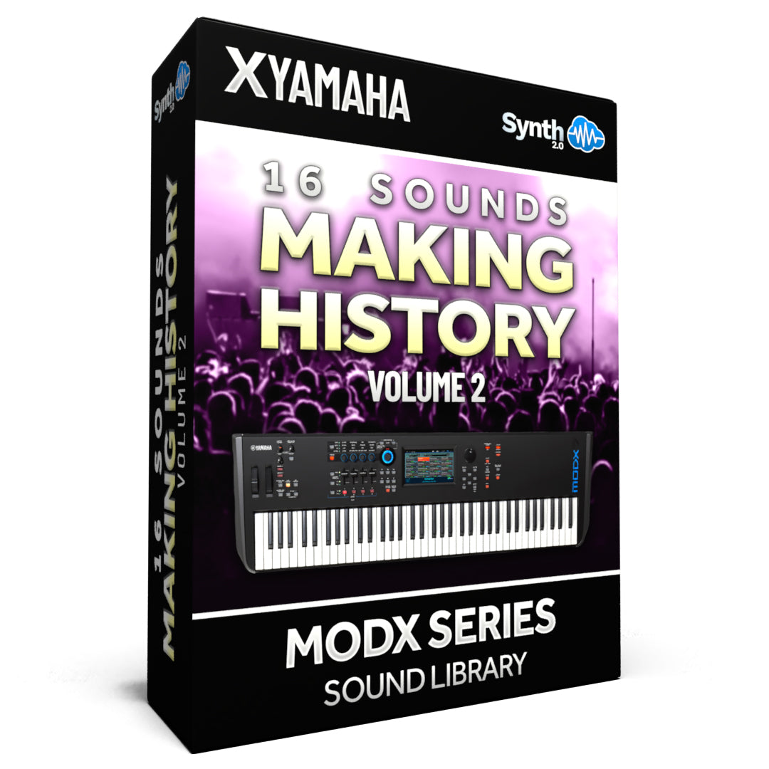 SCL446 - ( Bundle ) - 16 Sounds - Making History Vol.2 + Coverlogia Vol.1 - Yamaha MODX / MODX+