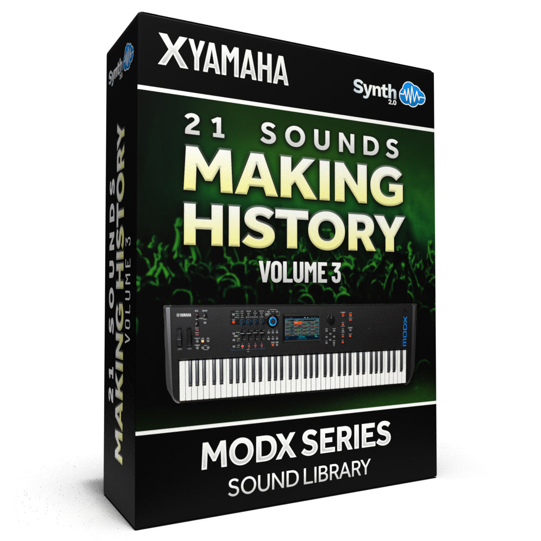 SCL447 - ( Bundle ) - 21 Sounds - Making History Vol.3 + Coverlogia Vol.1 - Yamaha MODX / MODX+