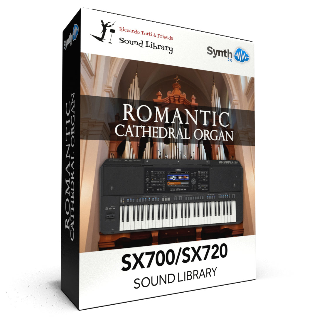 Yamaha PSR SX600 700 720: Romantic Cathedral Organ 11 presets