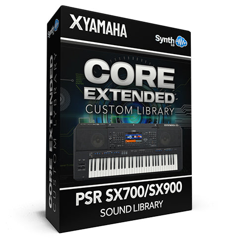 ASL044 - Core Extended Custom Library - Yamaha PSR SX700 / SX900 ( 20 voices )