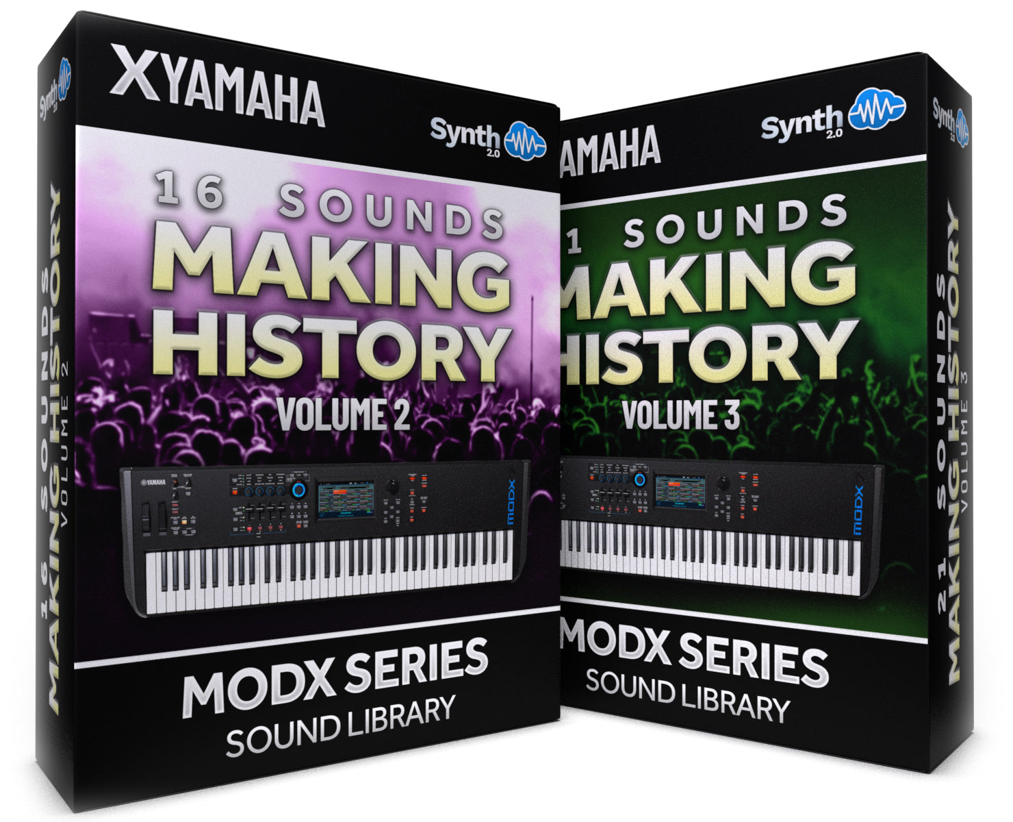 SCL445 - ( Bundle ) - 16 Sounds - Making History Vol.2 + 21 Sounds - Making History Vol.3 - Yamaha MODX / MODX+