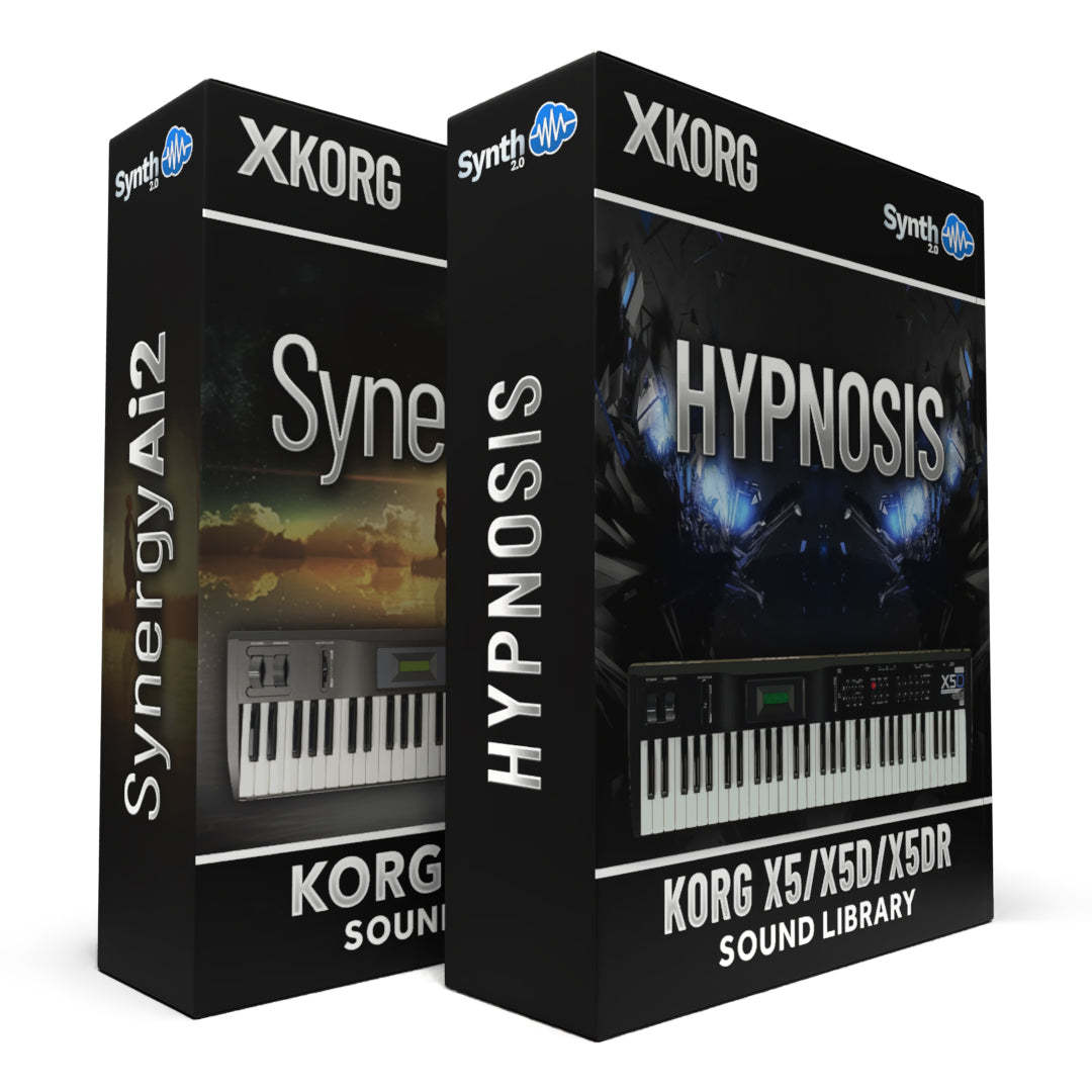 Synergy AI2 + Hypnosis - Bundle for Korg X5 / X5D – 200 Presets