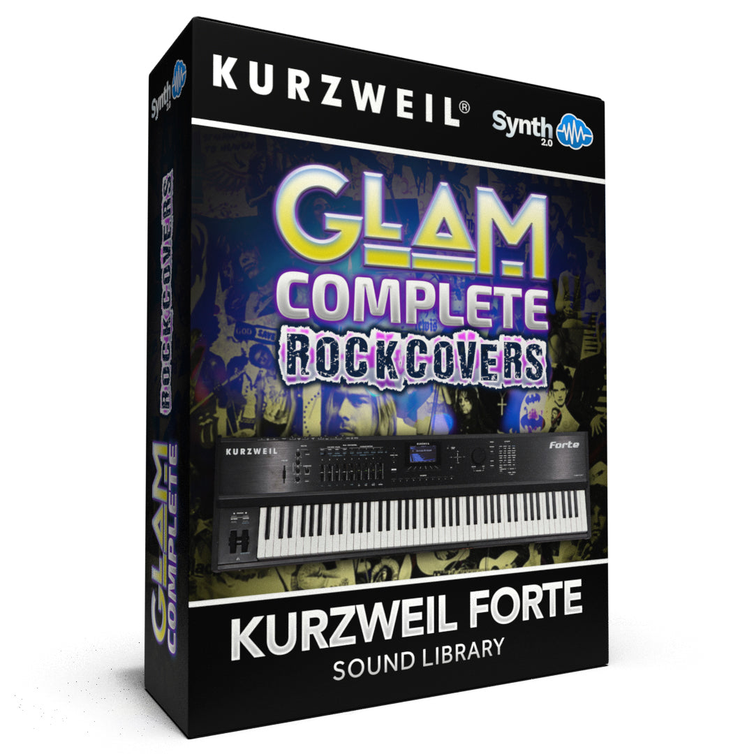 DRS019 - Glam - Complete Rock Covers - Kurzweil Forte
