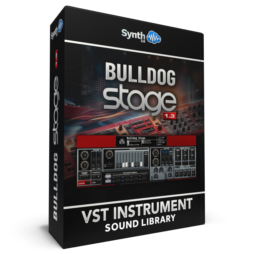 soundstage セット販売 Bulldog Stage VST Instrument 74 patches soundset – Synthcloud