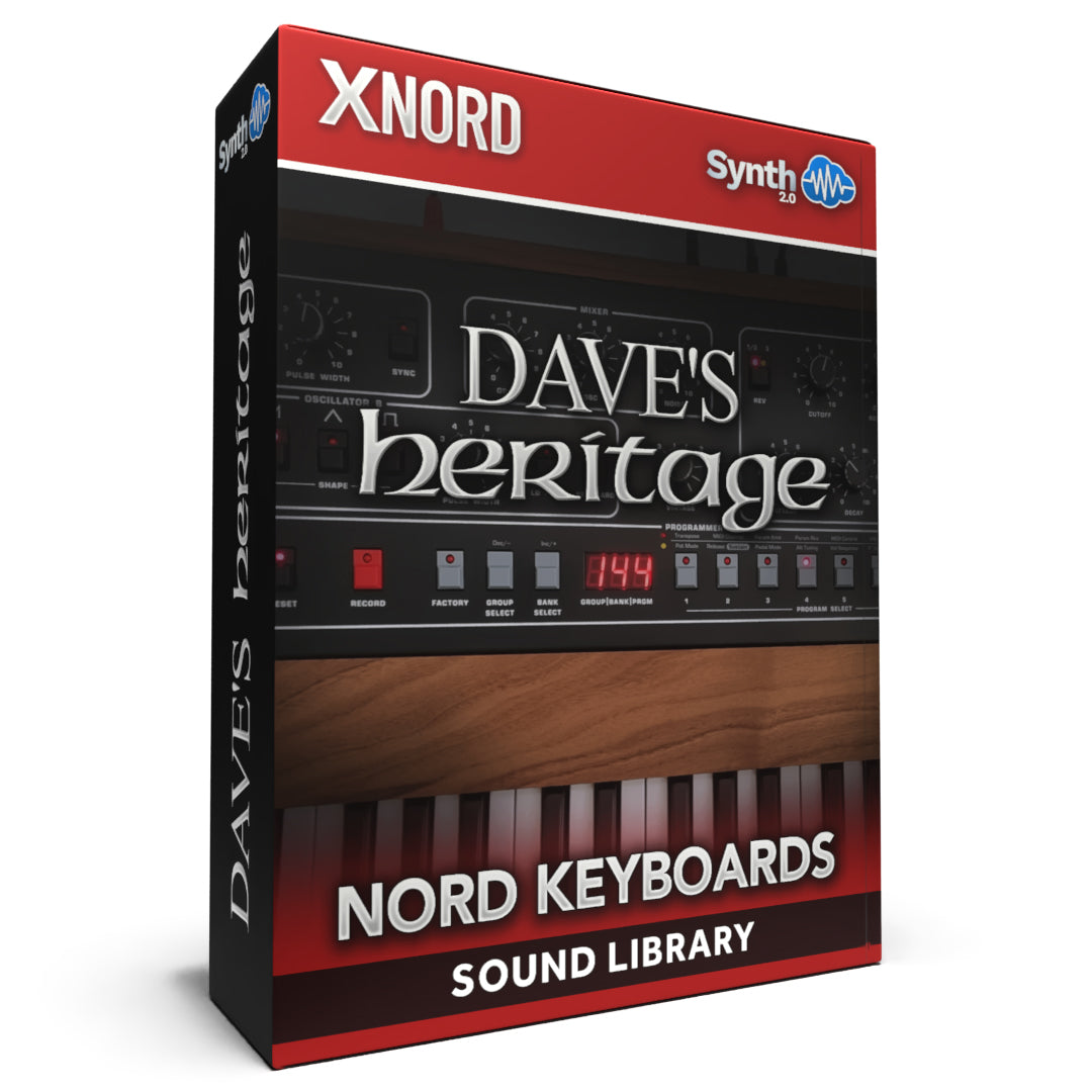 noble　CDセット Dave's Heritage – 20 Prophet Analog Programs for Nord Keyboard