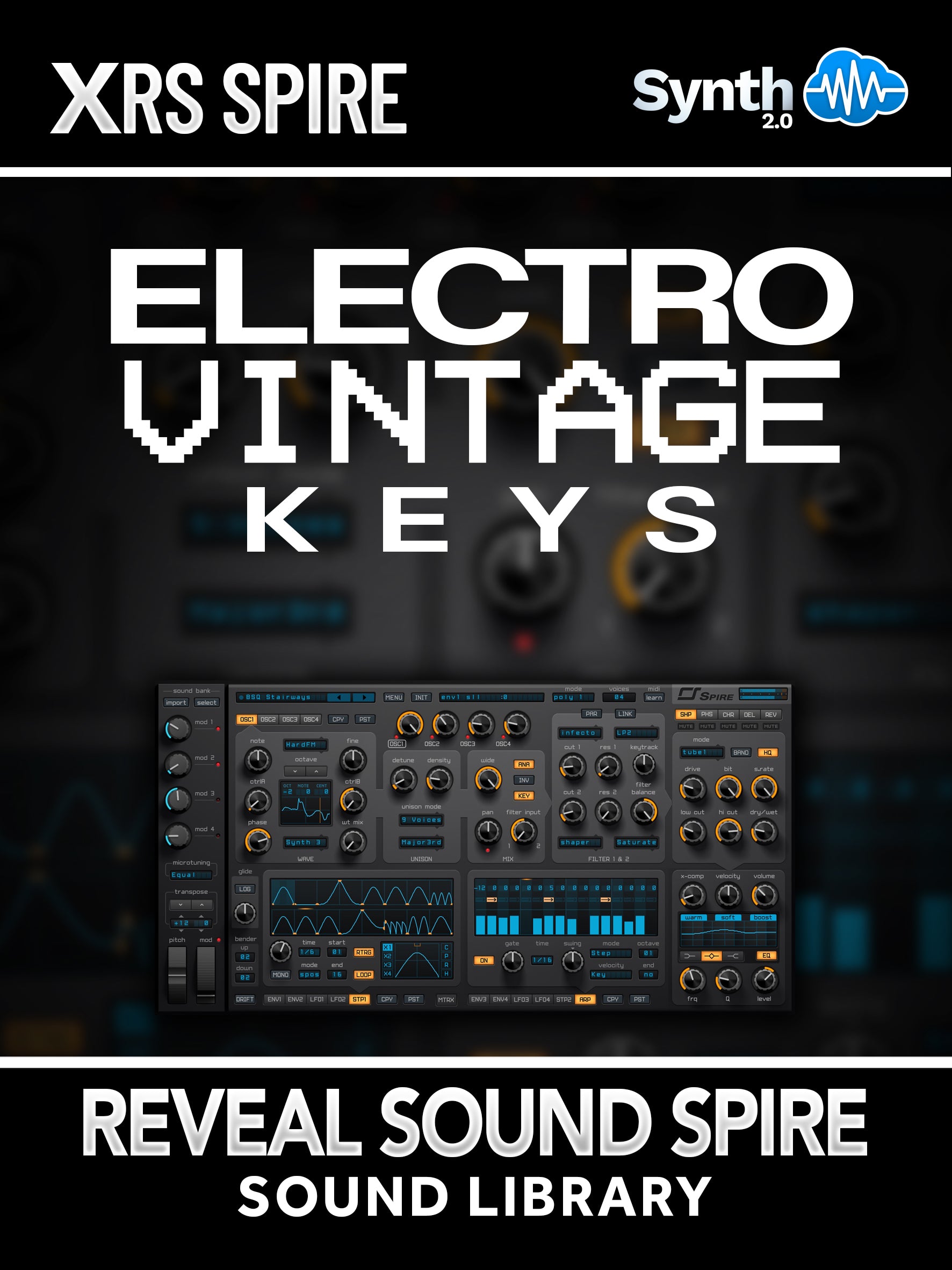 SWS052 - Electro Vintage Keys - Reveal Sound Spire ( 42 sounds )