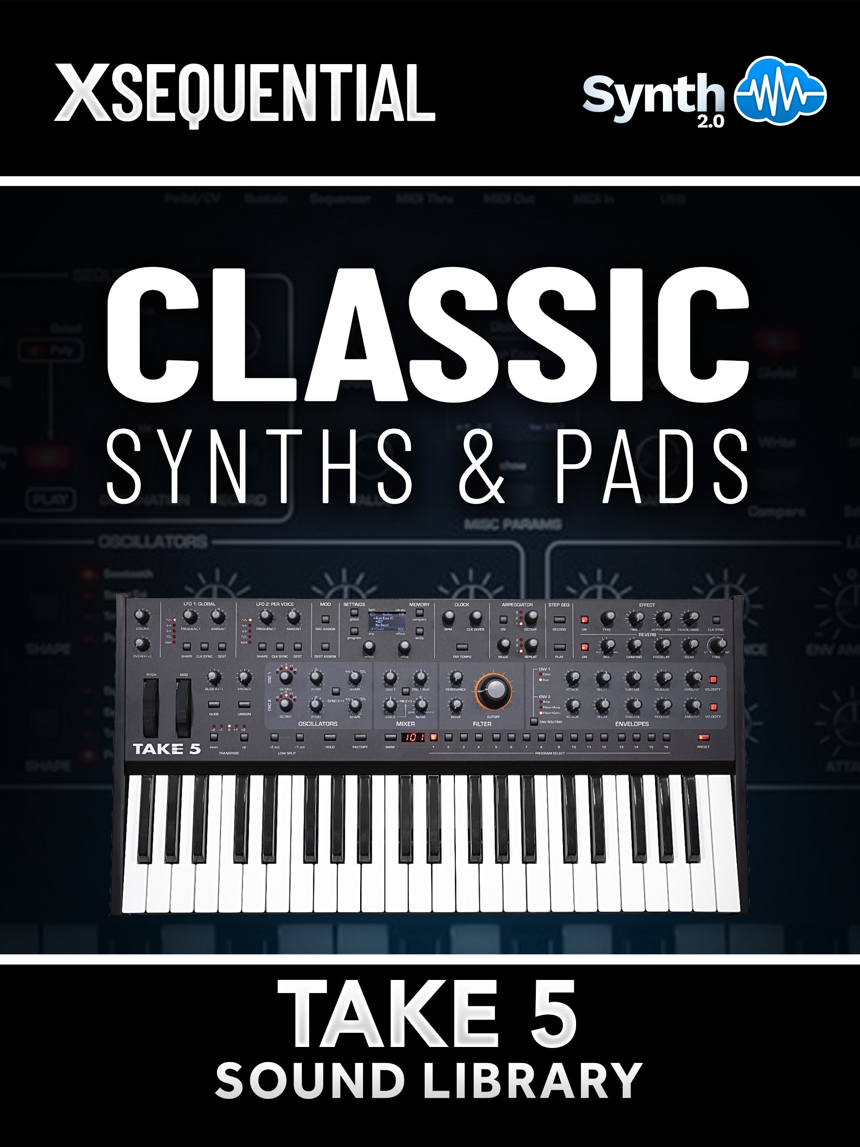 APL019 - Classic Synths & Pads - Sequential Take 5 ( 32 new sounds )