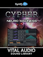 HDL003 - C Y P H E R - Neuro Madness - Vital Audio ( 100 presets )