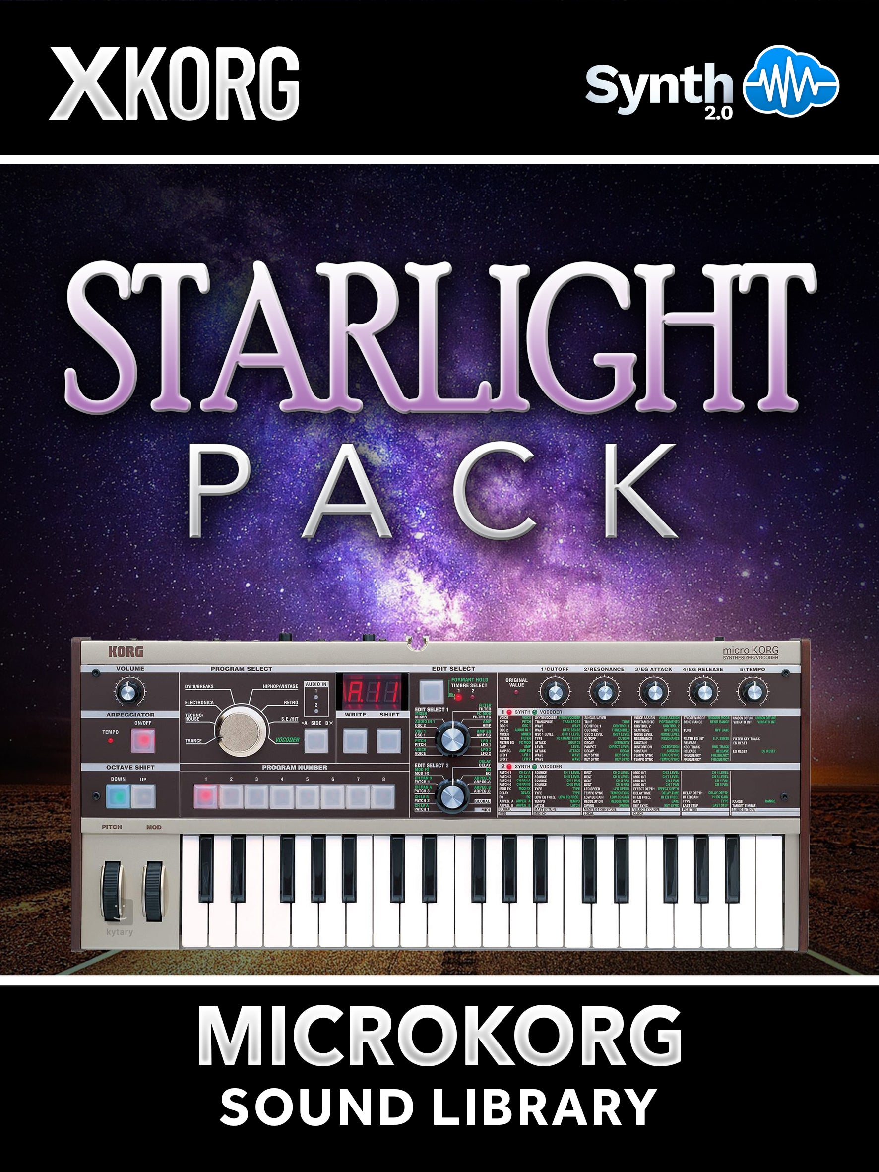 LDX017 - Starlight Pack - Muse Covers - Korg MicroKorg ( 10 presets )
