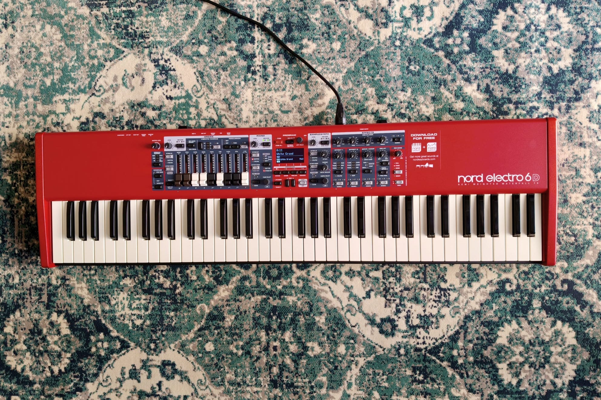NORD ELECTRO 6D 73 KEYS + SYNTHCLOUD LIBRARIES + ORIGINAL BAG