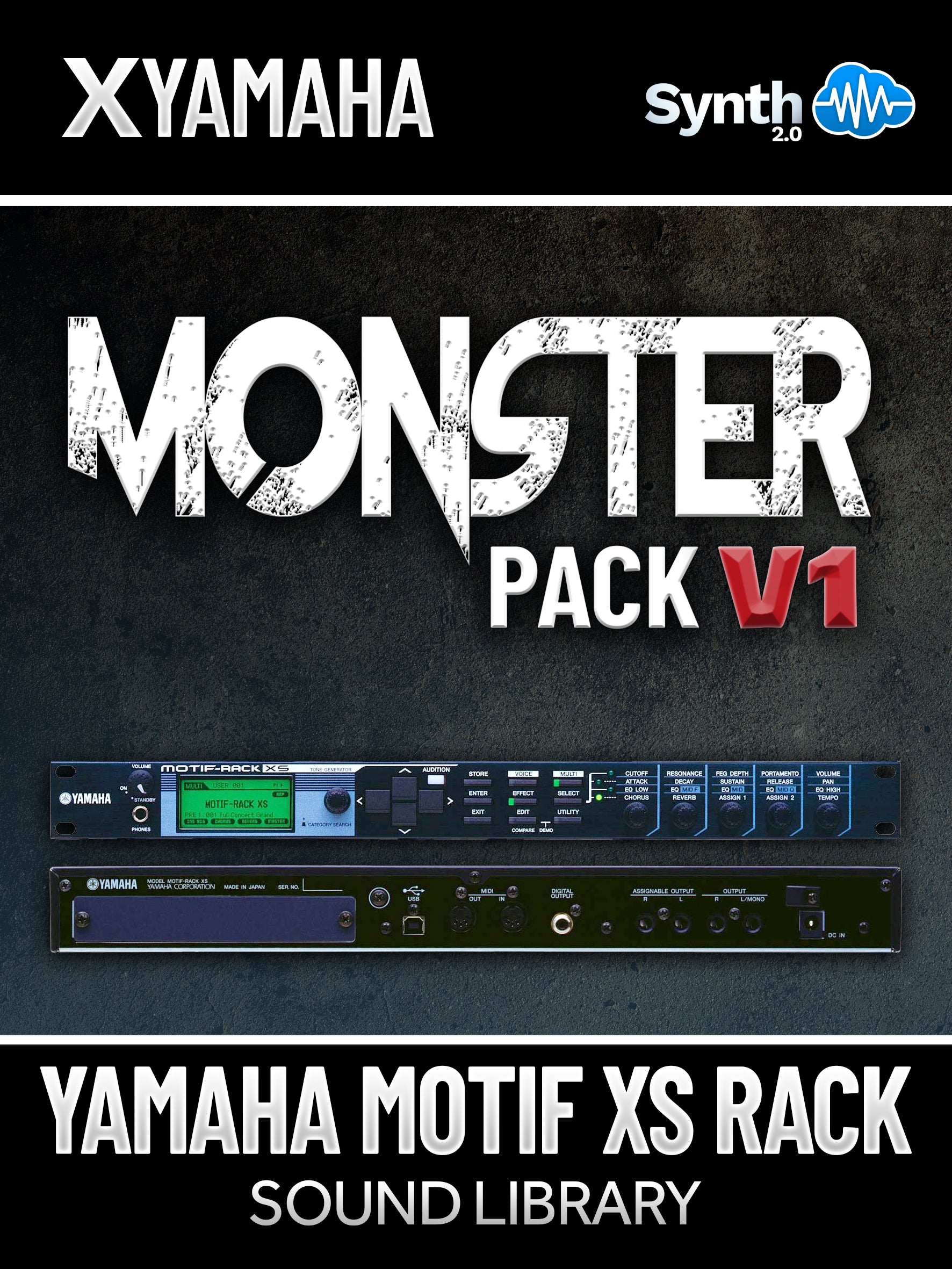 LDX123 - Monster Pack V1 - Yamaha Motif XS Rack