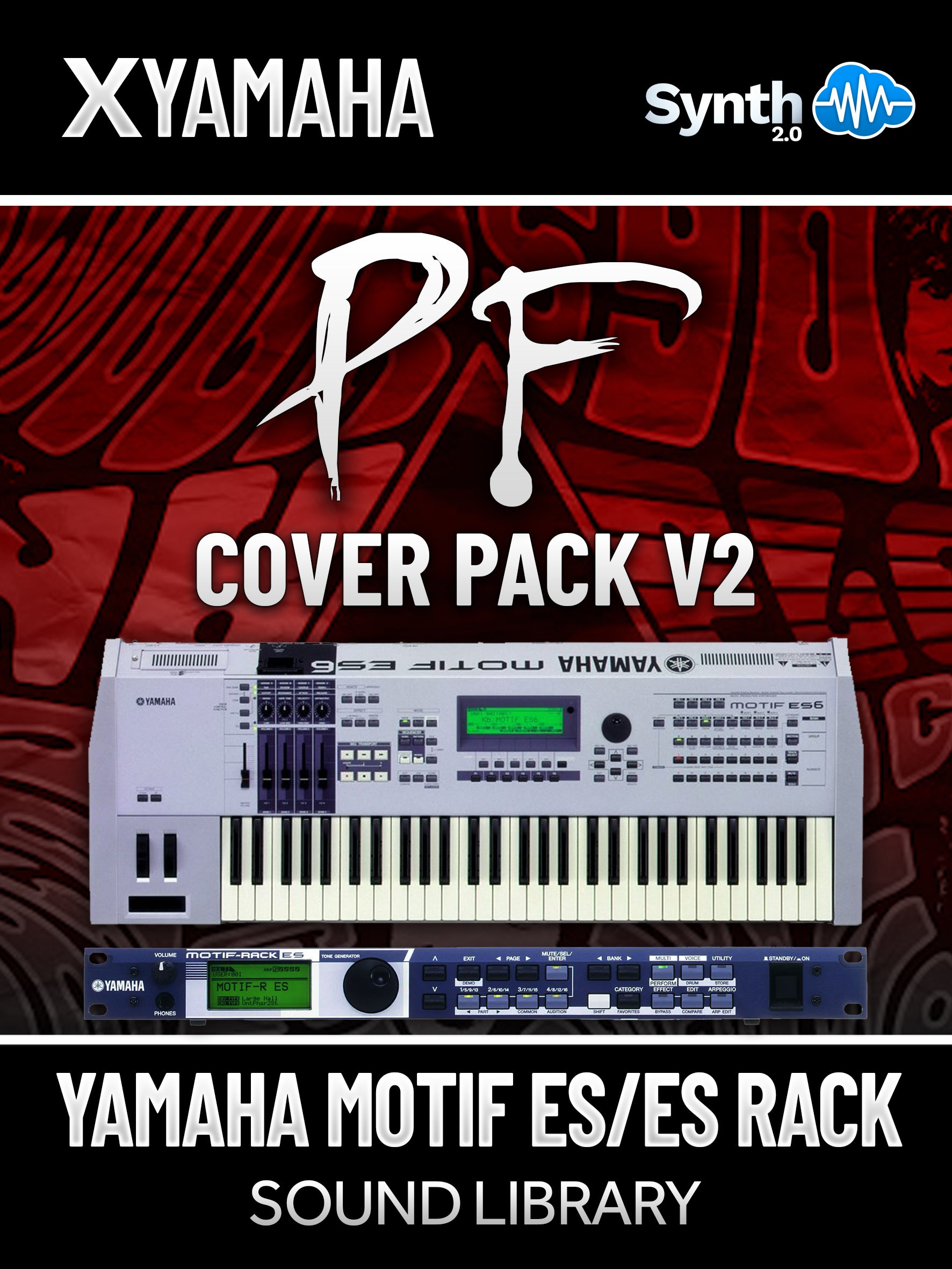 LDX122 - PF Cover Pack V2 - Yamaha Motif ES / Yamaha Motif ES Rack ( 24 presets )