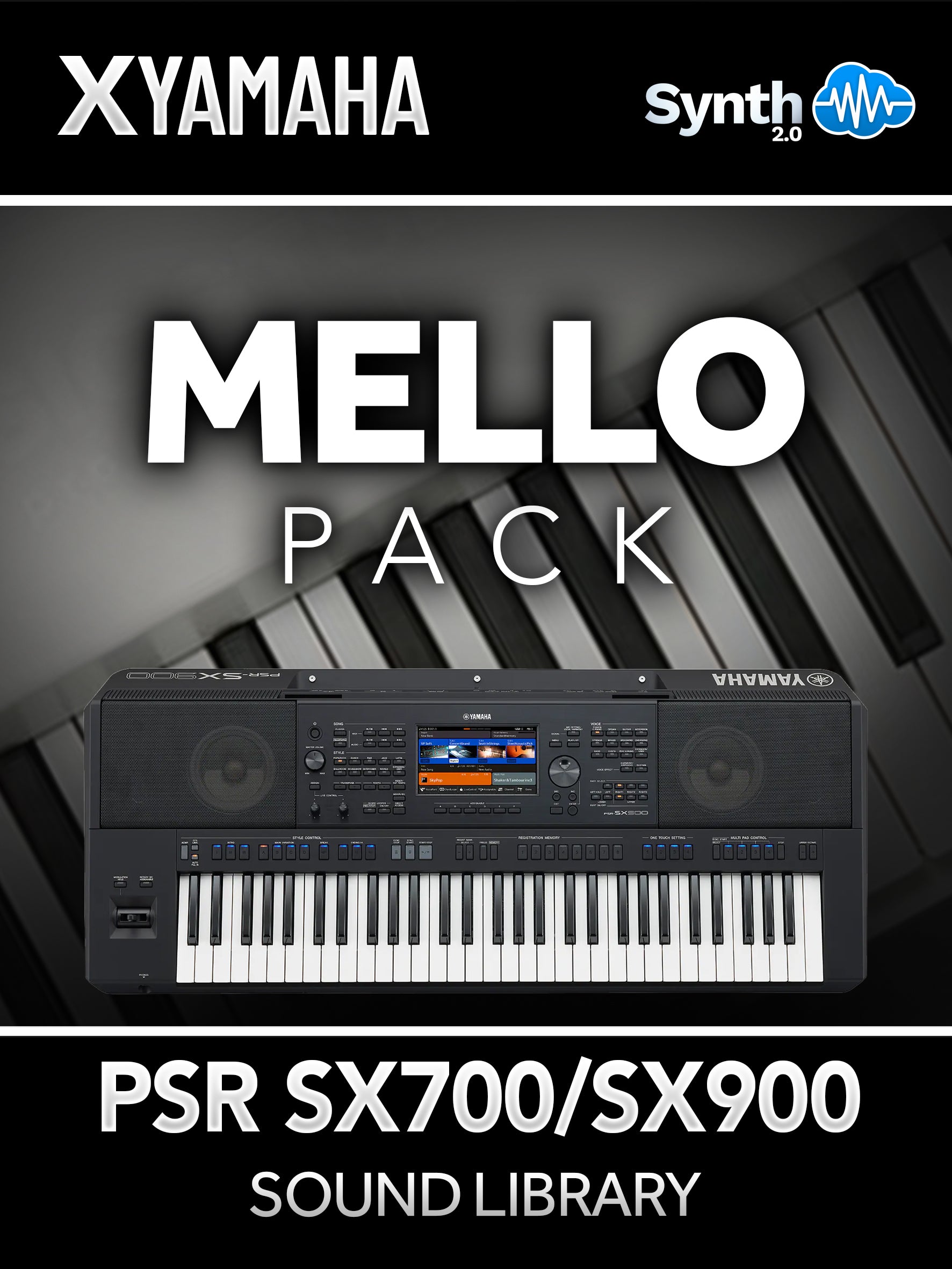 GNL002 - Mello Pack - Yamaha PSR SX700 / SX900 ( 39 presets )