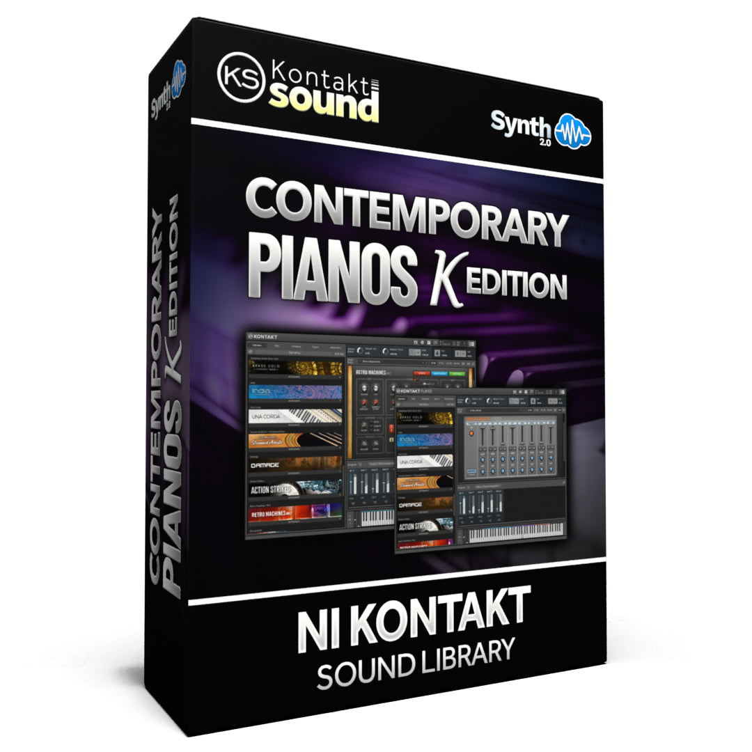 DRS018 - Contemporary Pianos K Edition V2 - Native Instruments Kontakt ( 24 presets )