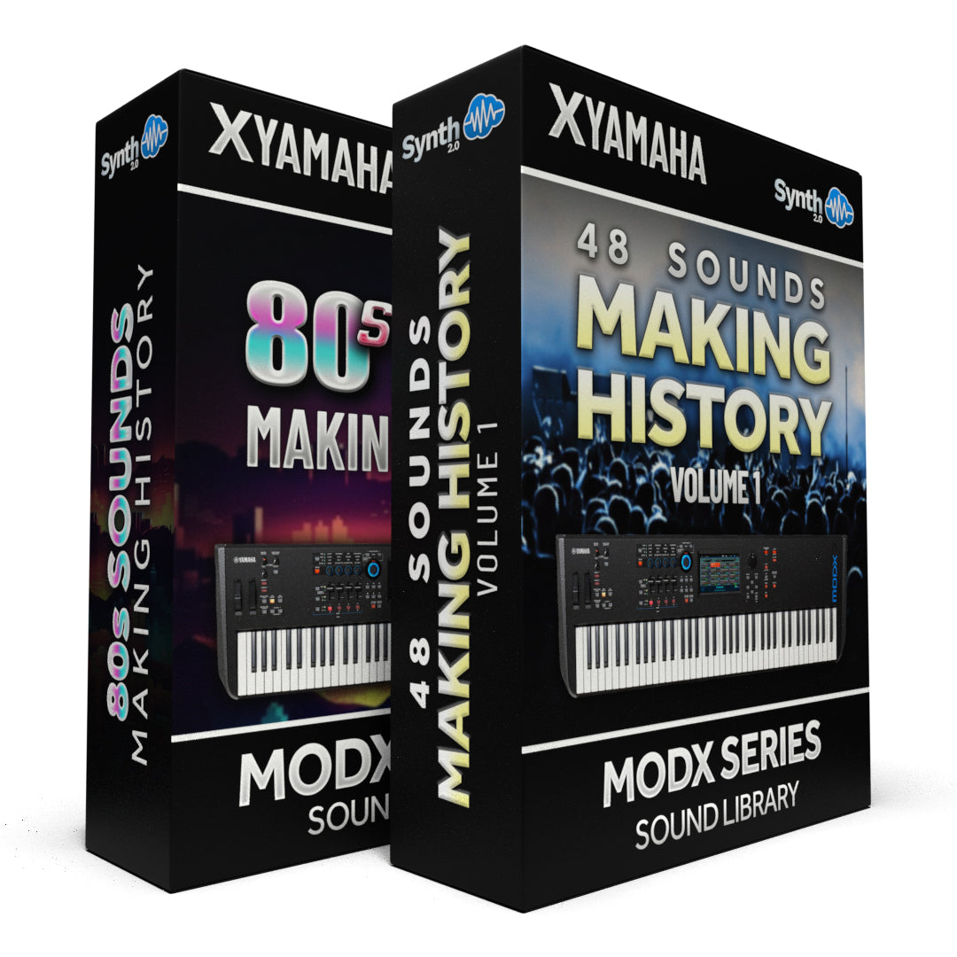 FPL031 - ( Bundle ) - 80s Sounds - Making History + Making History V1 - Yamaha MODX / MODX+
