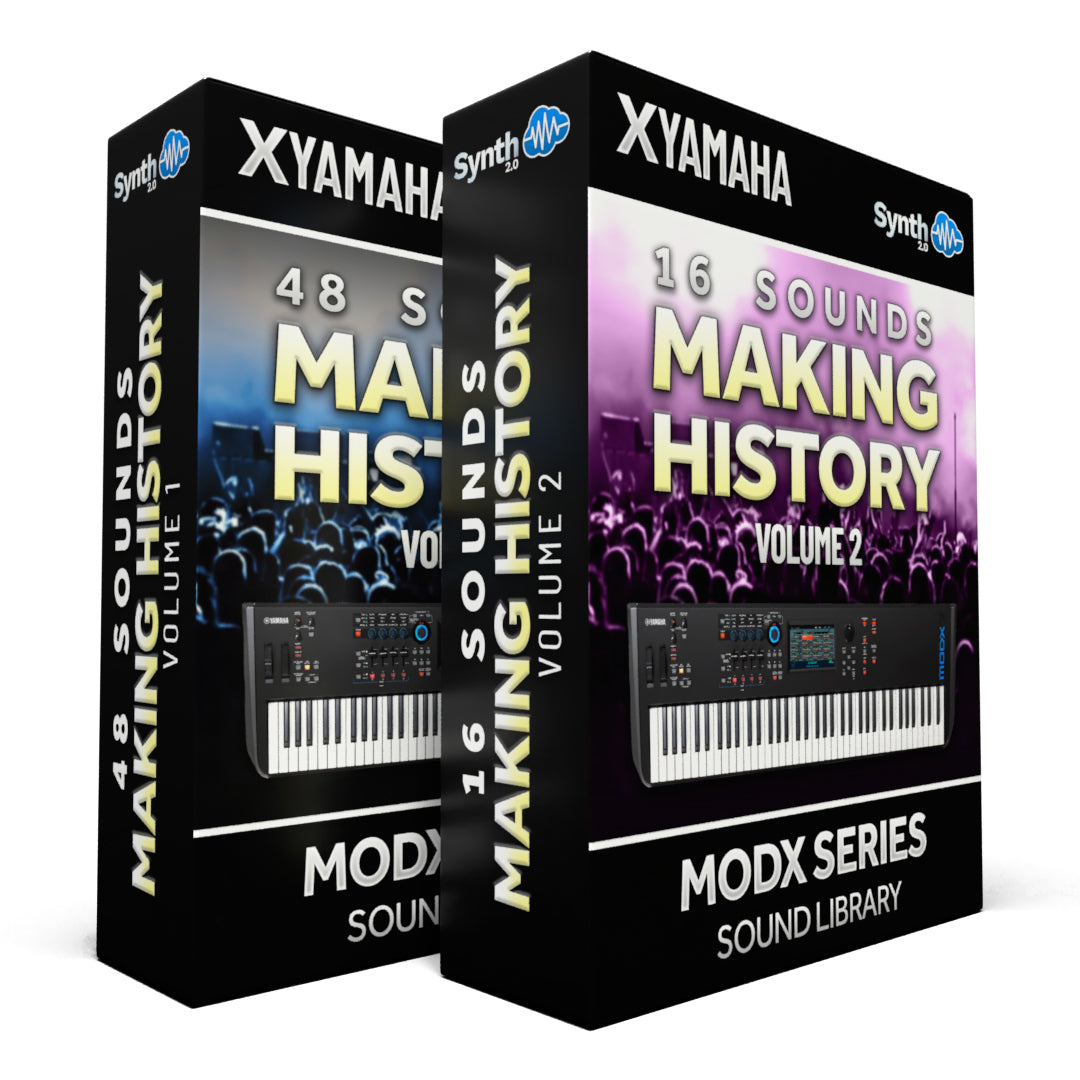 LDX309 - Making History Vol.1 + Vol.2 - Yamaha MODX / MODX+ ( over 60 presets )