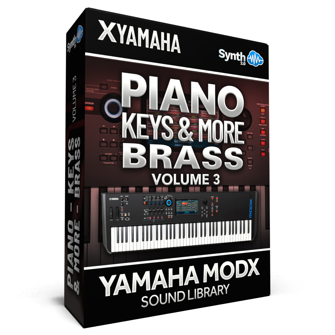 SCL343 - Piano Keys & More - Brass Vol.3 - Yamaha MODX / MODX+ ( 55 presets )