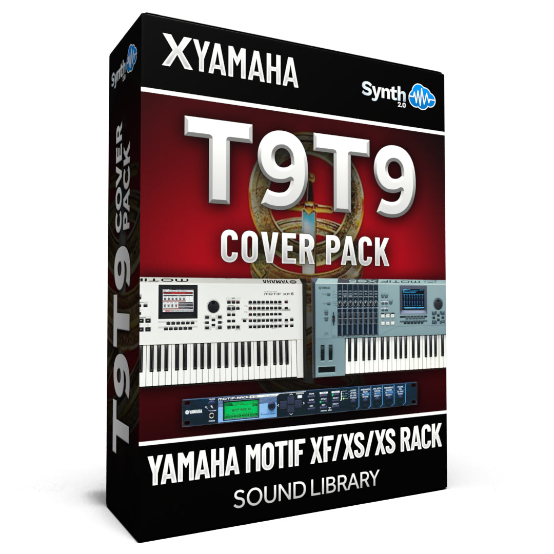 T9T9 Cover Pack Yamaha Motif XS XF RACK 12 presets SynthCloud