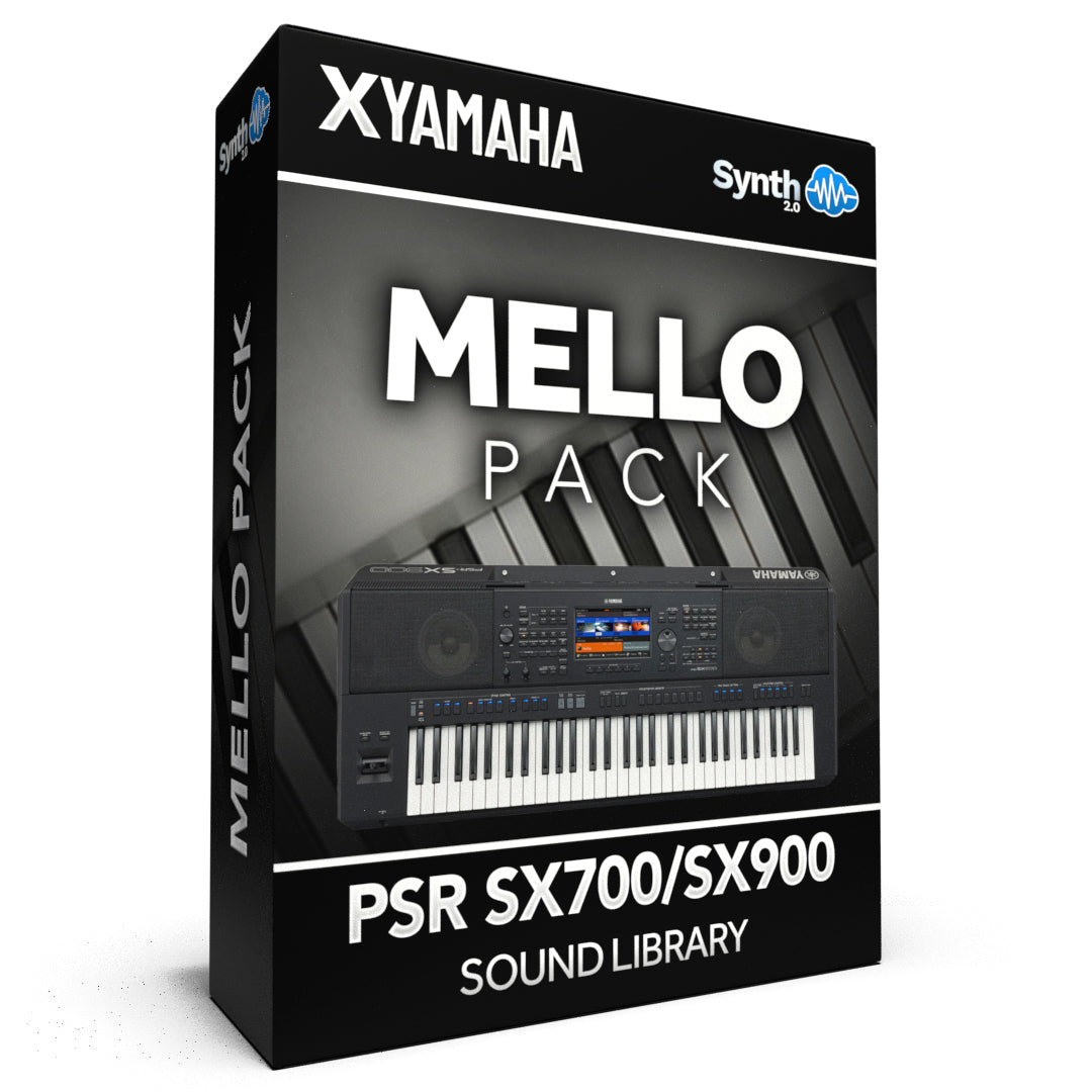 GNL002 - Mello Pack - Yamaha PSR SX700 / SX900 ( 39 presets )