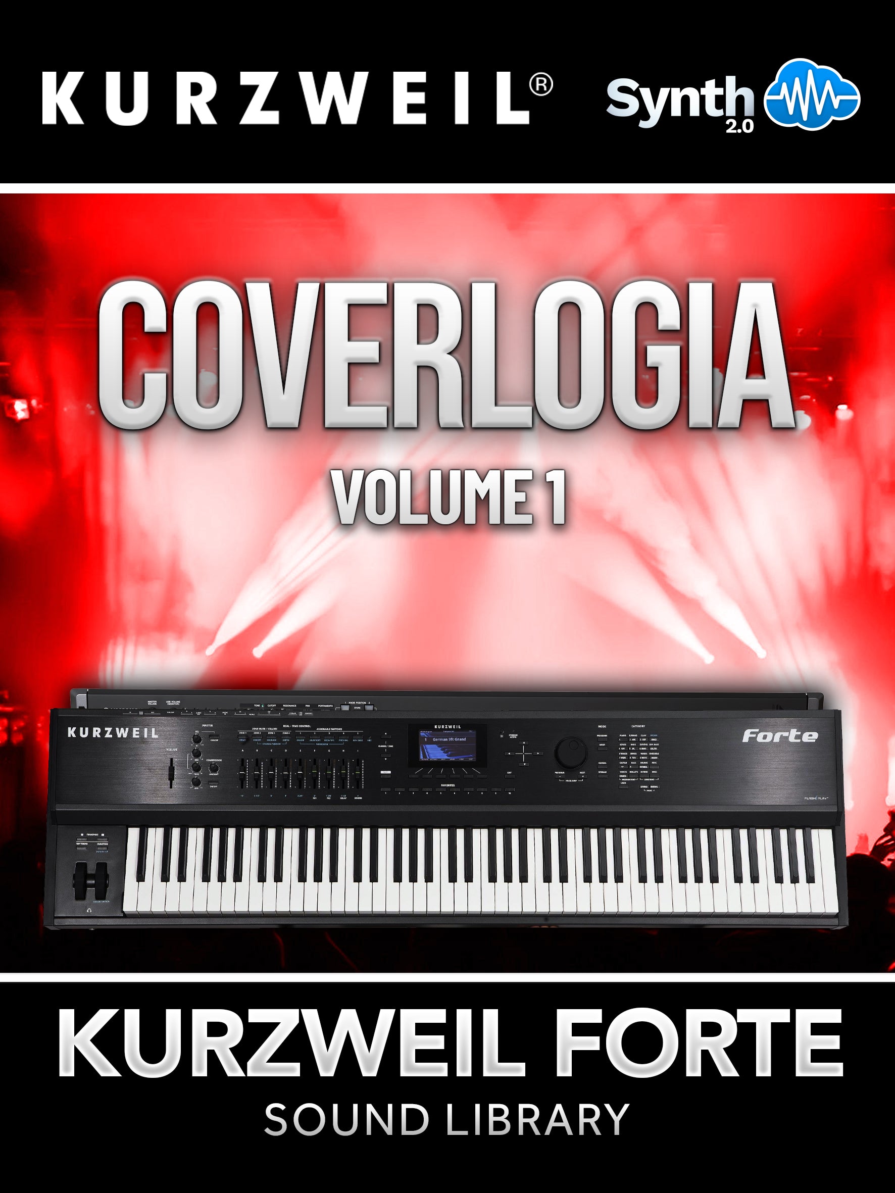 LDX229 - Coverlogia V1 - Kurzweil Forte ( 16 presets )