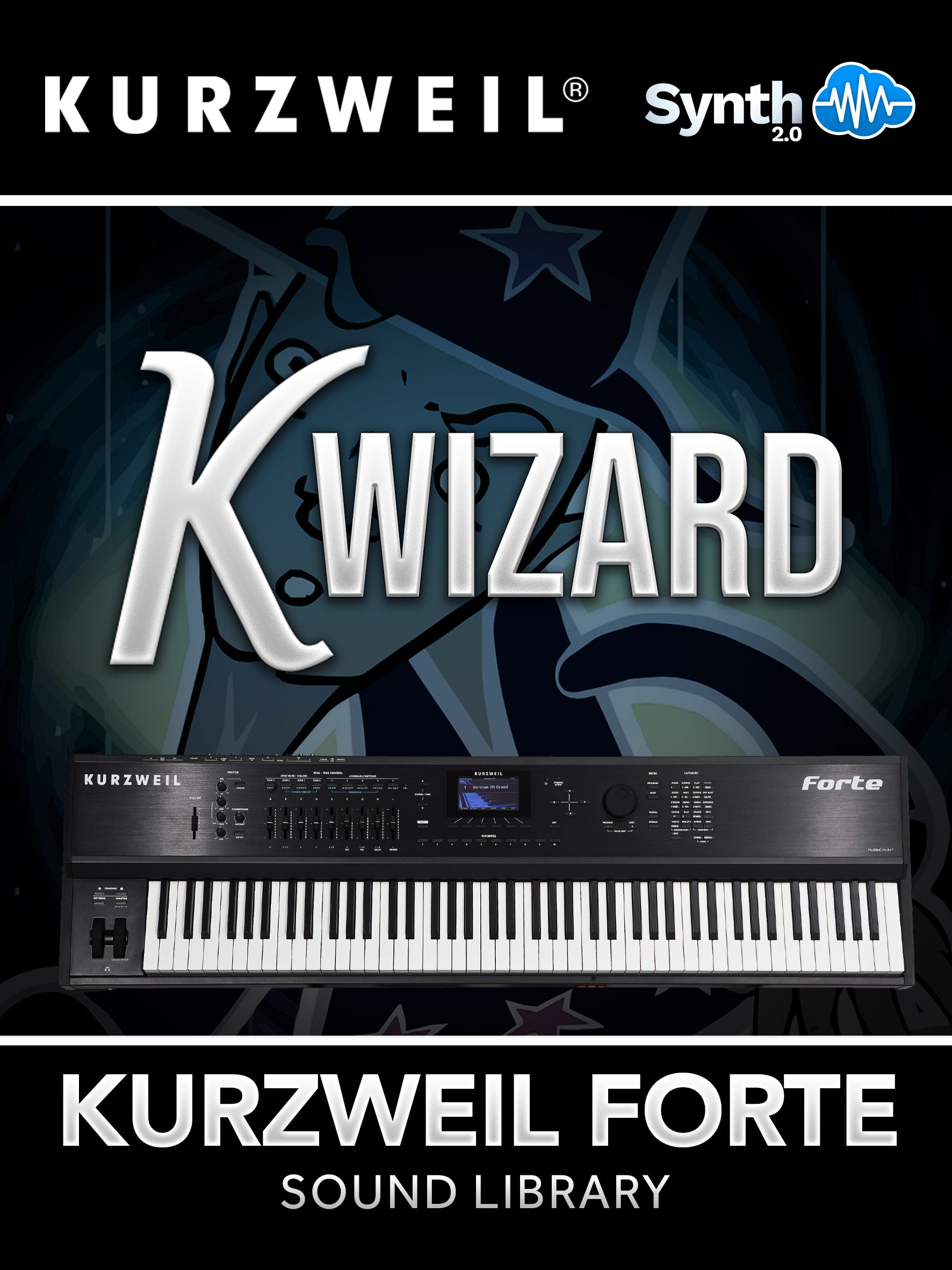 LDX139 - K-Wizard - Kurzweil Forte ( over 100 presets )