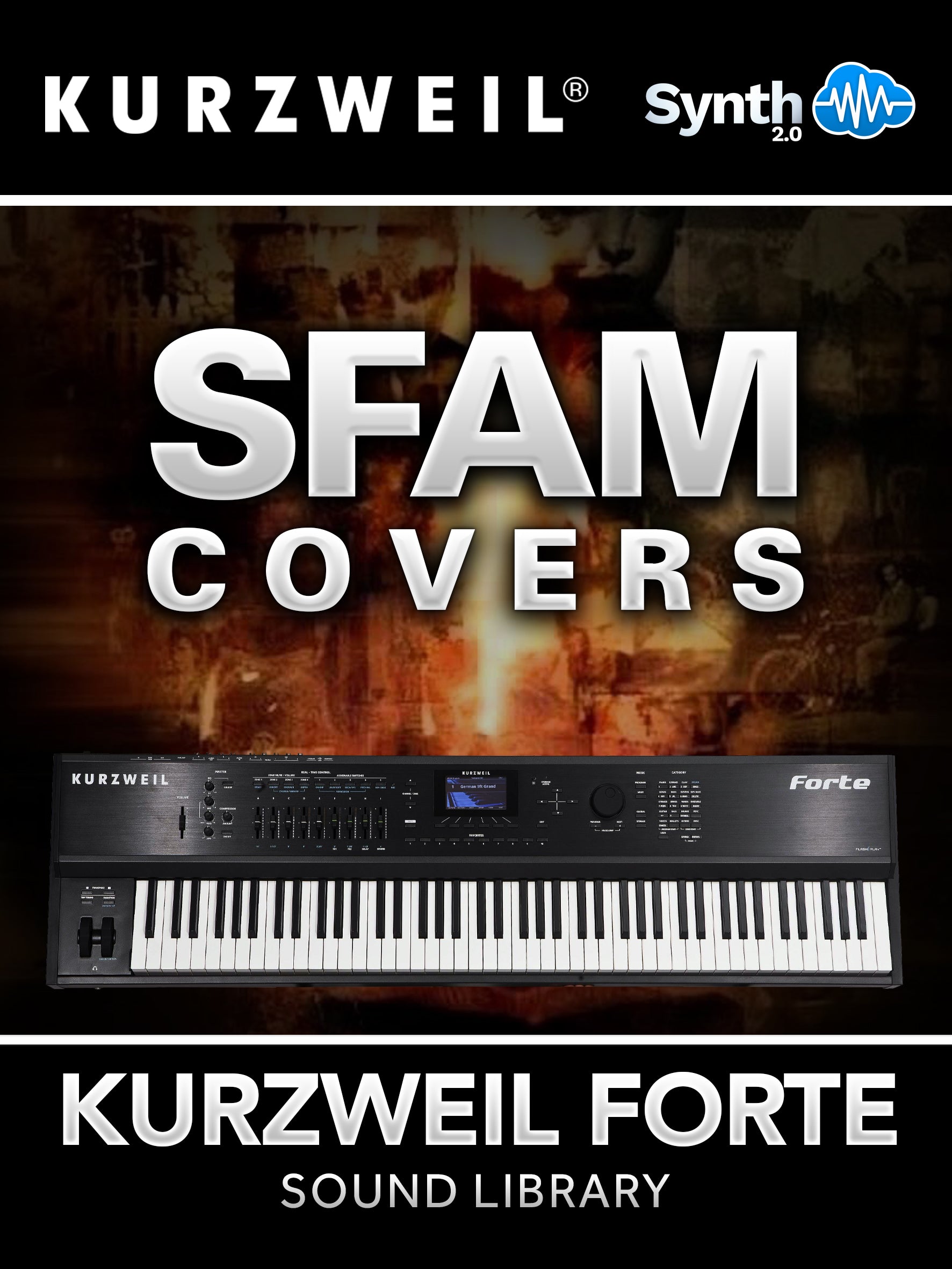 LDX140 - SFAM Covers - Kurzweil Forte ( 121 presets )