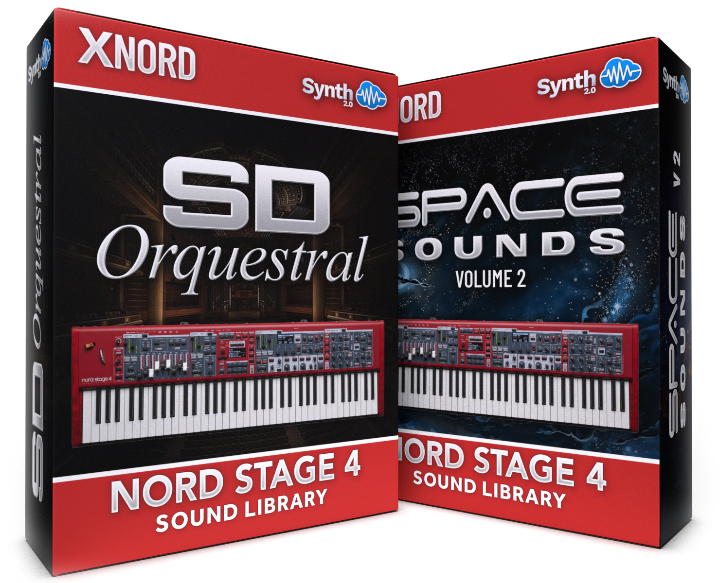SCL426 - ( Bundle ) - SD Orquestral + Space Sounds Vol.2 - Nord Stage 4