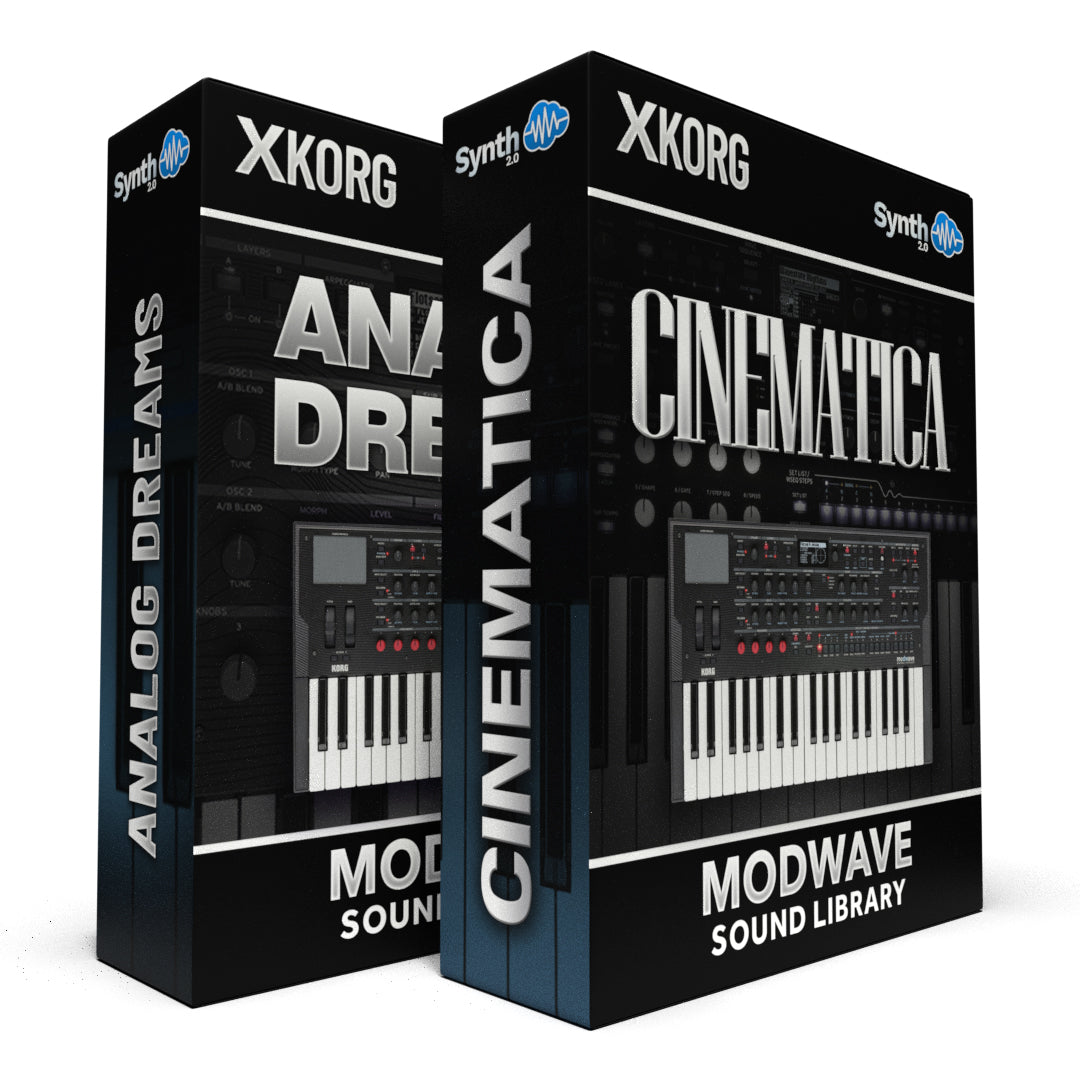 Bundle Analog Dreams + Cinematica Korg Modwave Synthcloud Bundle Analog Dreams + Cinematica Korg Modwave Synthcloud