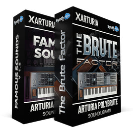DVK025 - ( Bundle ) - Famous Sounds Vol.1.5 + The Brute Factor 1.1 - Arturia PolyBrute