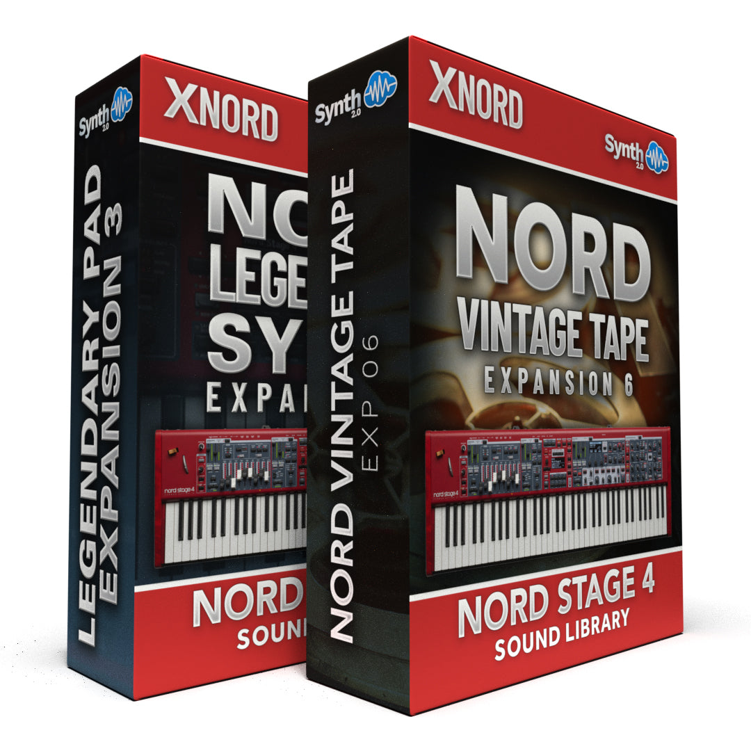 DVK038 - PREORDER - ( Bundle ) - Legendary Pads Expansion + Vintage Tape Expansion - Nord Stage 4