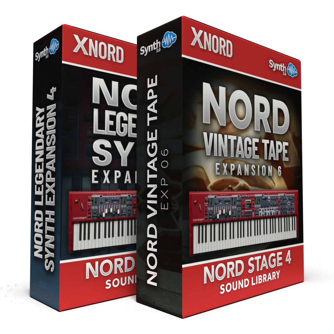 DVK040 - PREORDER - ( Bundle ) - Legendary Synth Expansion + Vintage Tape Expansion - Nord Stage 4