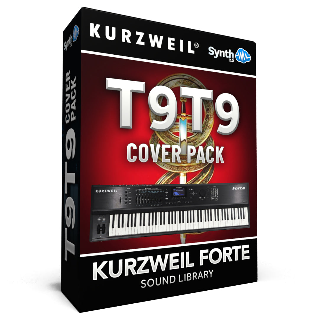LDX137 - T9T9 Cover Pack - Kurzweil Forte ( 10 presets )