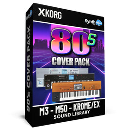 LDX222 - 80s Cover Pack - Korg M3 / M50 / Krome / Krome Ex ( 23 presets )