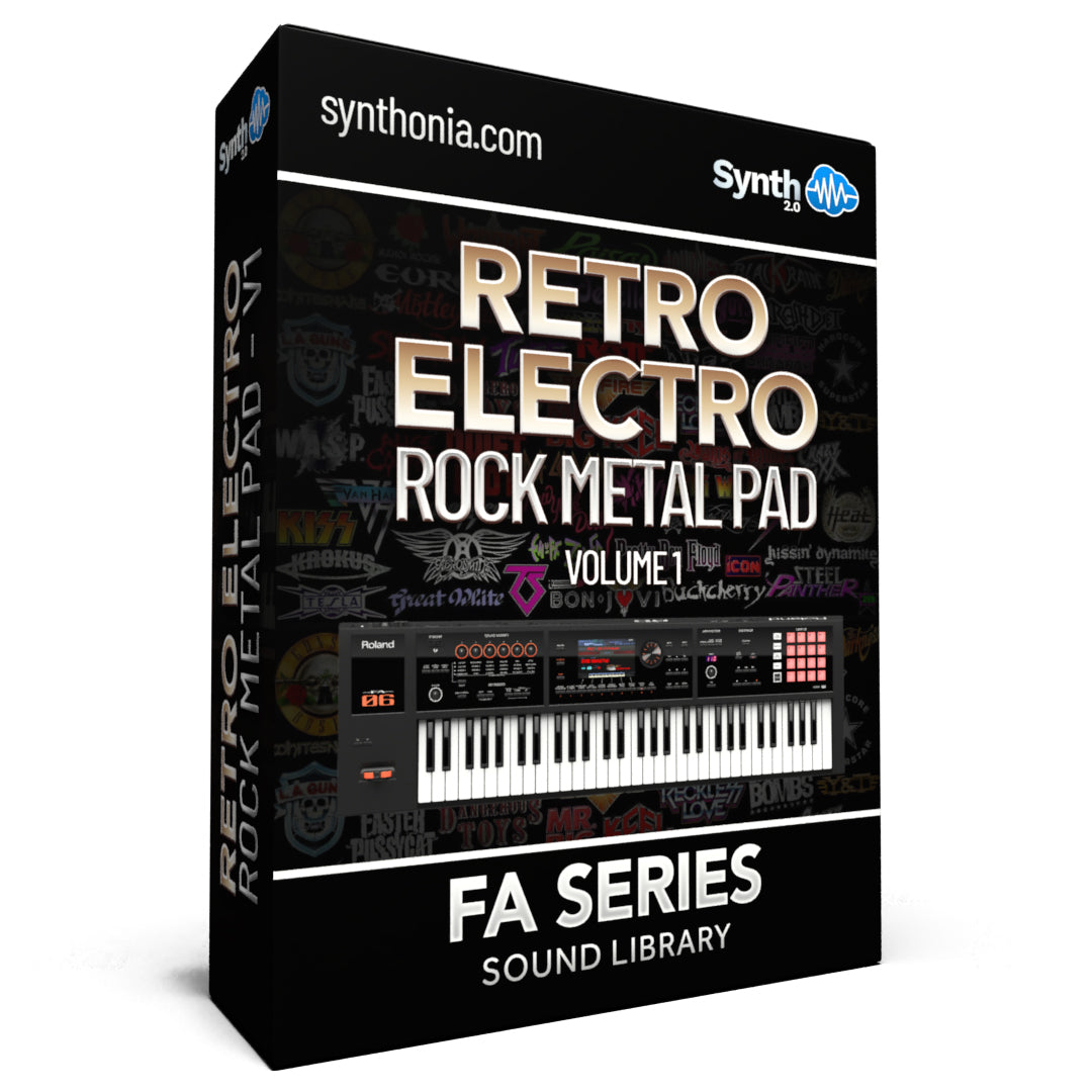 SWS029 - Retro Electro Rock Metal Pad Vol.1 - FA Series ( 30 presets )
