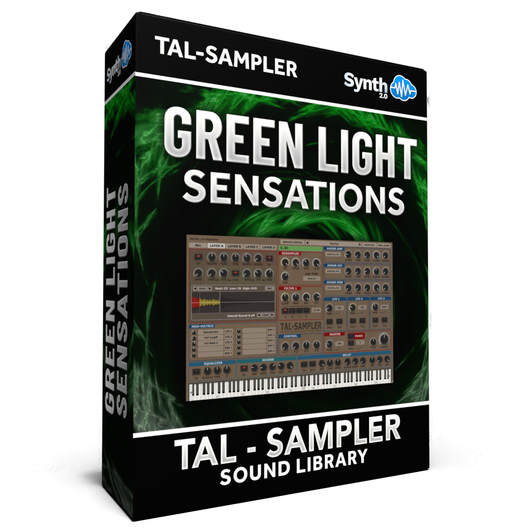 砂原良徳 AD 1998 sampler TAL-001 Green Light Sensations Sound Bank TAL Sampler 490 presets – Synthcloud