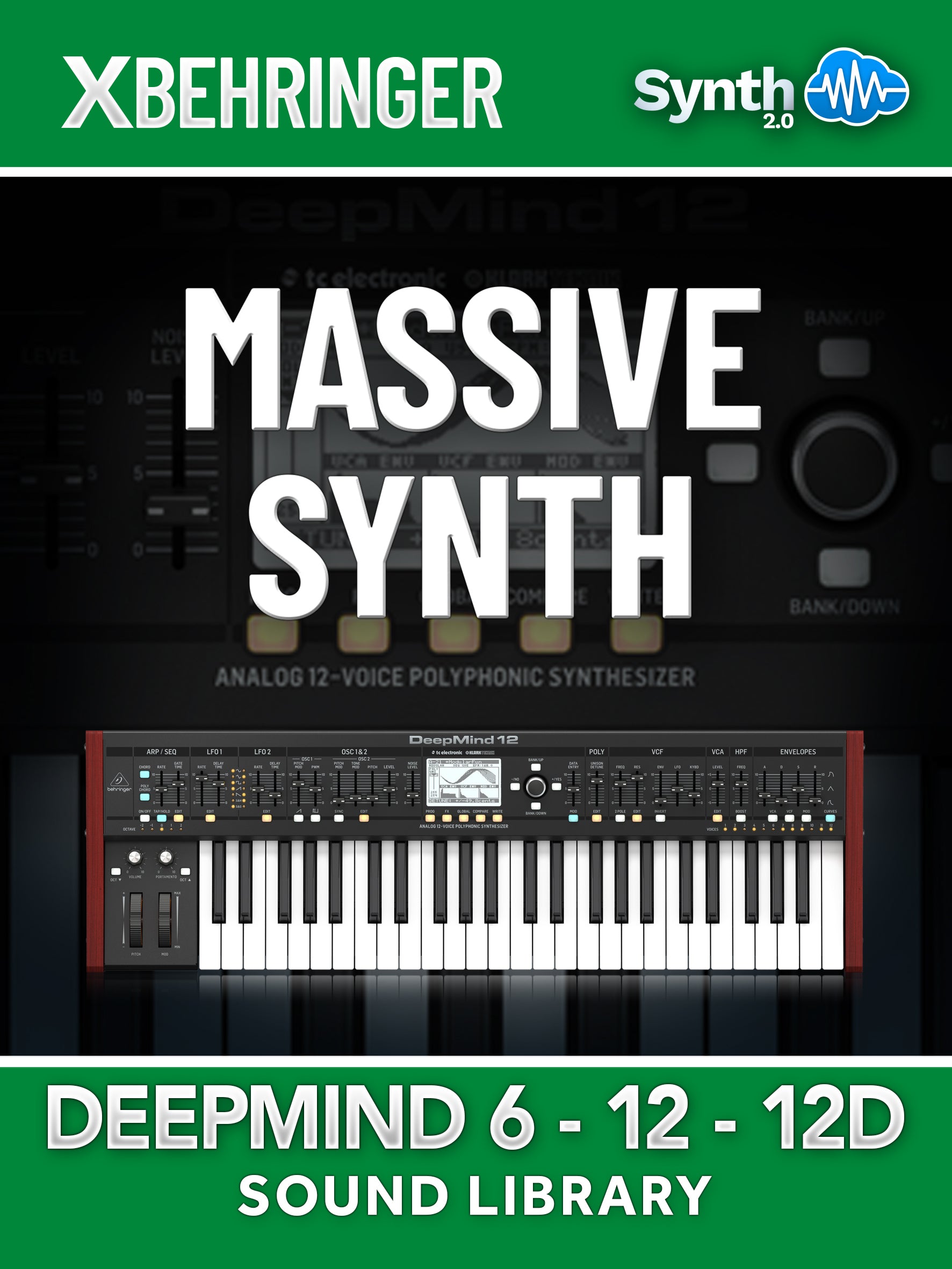 LDX318 - ( Bundle ) - Massive Synth + Producer Evolution V2 - Behringer Deepmind 6 / 12 / 12D