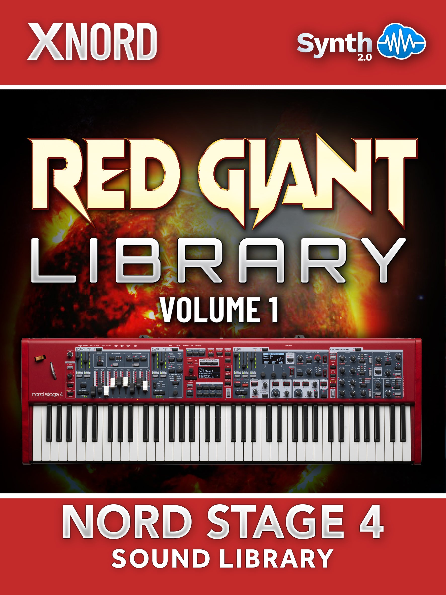 ASL001 - Red Giant Library Vol.1 - Nord Stage 4 ( 42 presets )