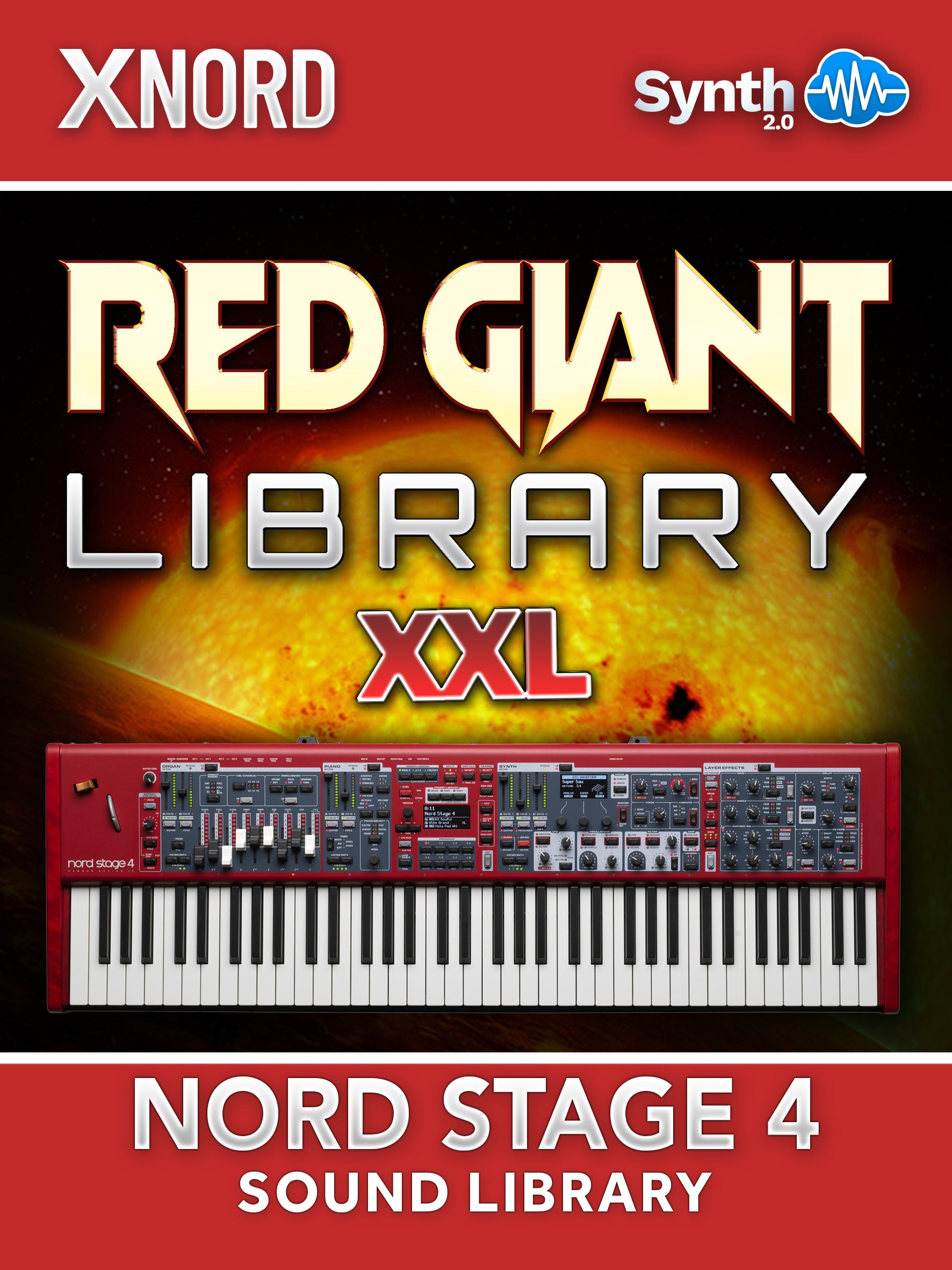 ASL006 - Red Giant XXL / Bundle Pack Vol 1,2&3 - Nord Stage 4 ( 125 presets )