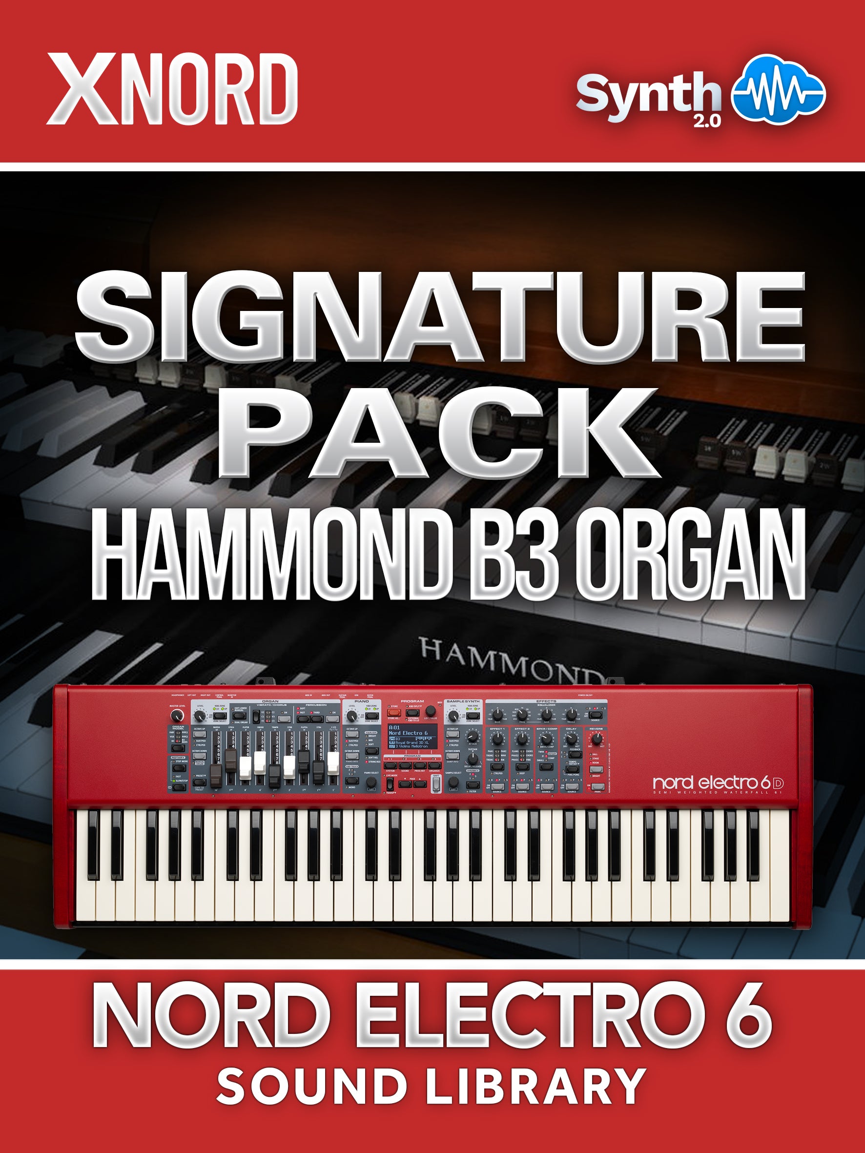 DVK013 - Signature Pack Hammond B3 Organ V1.5 - Nord Electro 6 ( 20 presets )