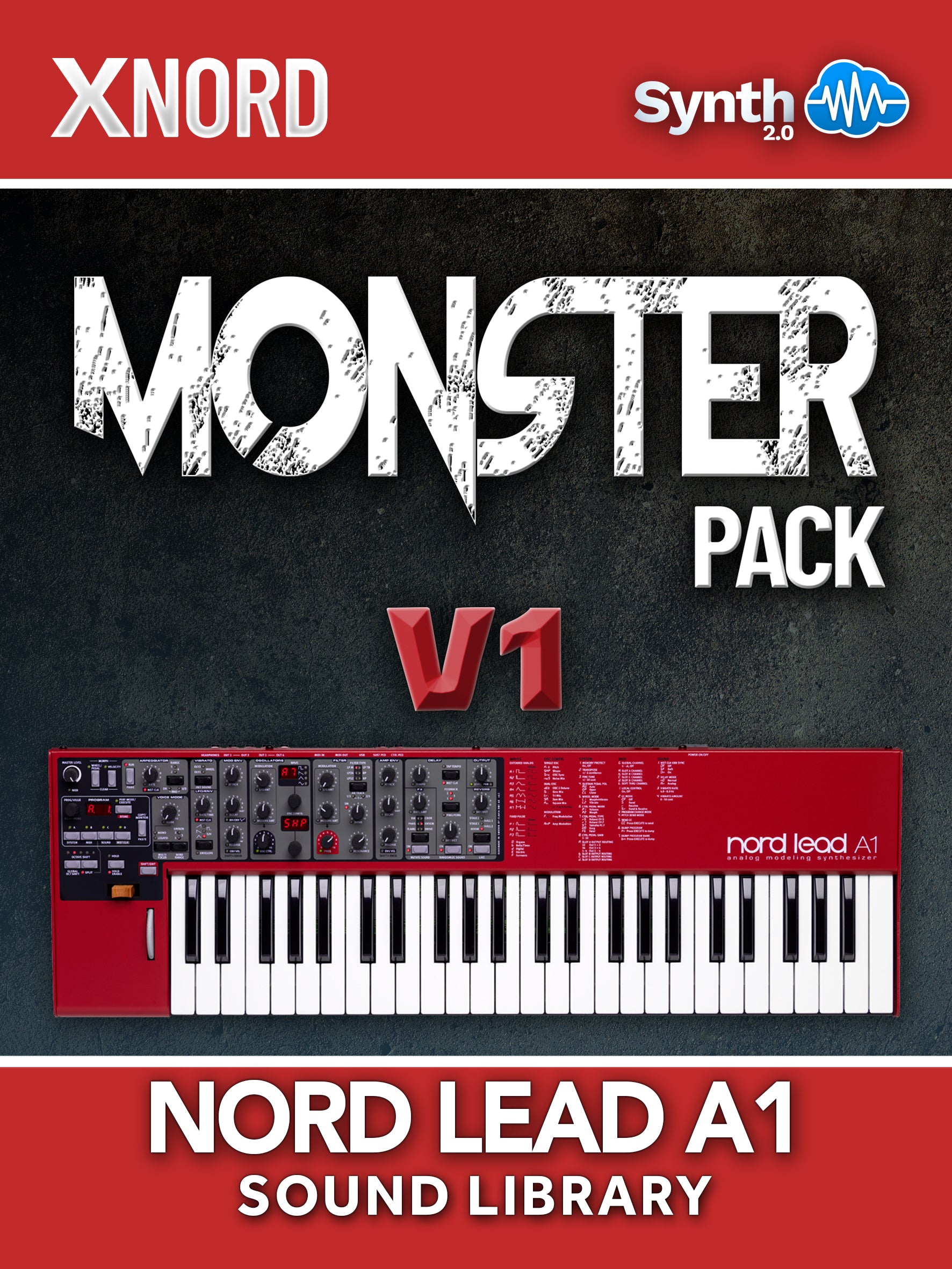 LDX151 - Monster Pack V1 - Nord Lead A1 ( 30 presets )