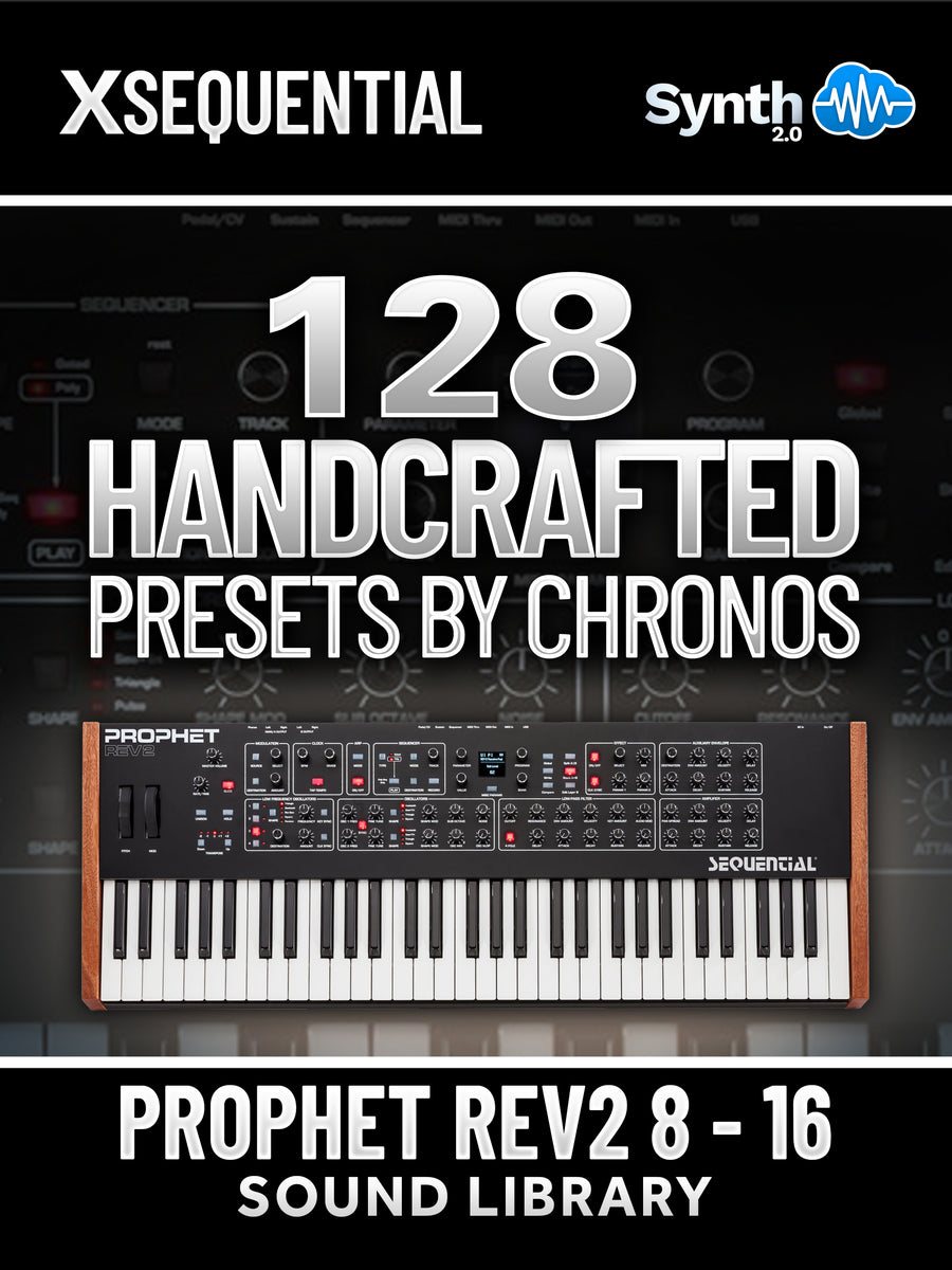 128 Handcrafted Presets Sequential Prophet Rev2 8 16 voices SynthCloud