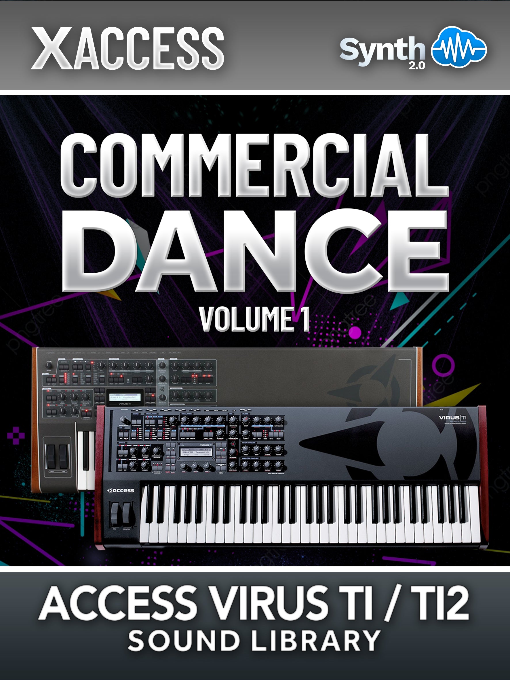 SCL347 - Commercial Dance Vol.1 - Access Virus TI / TI2 / Polar / Snow ( 94 presets )