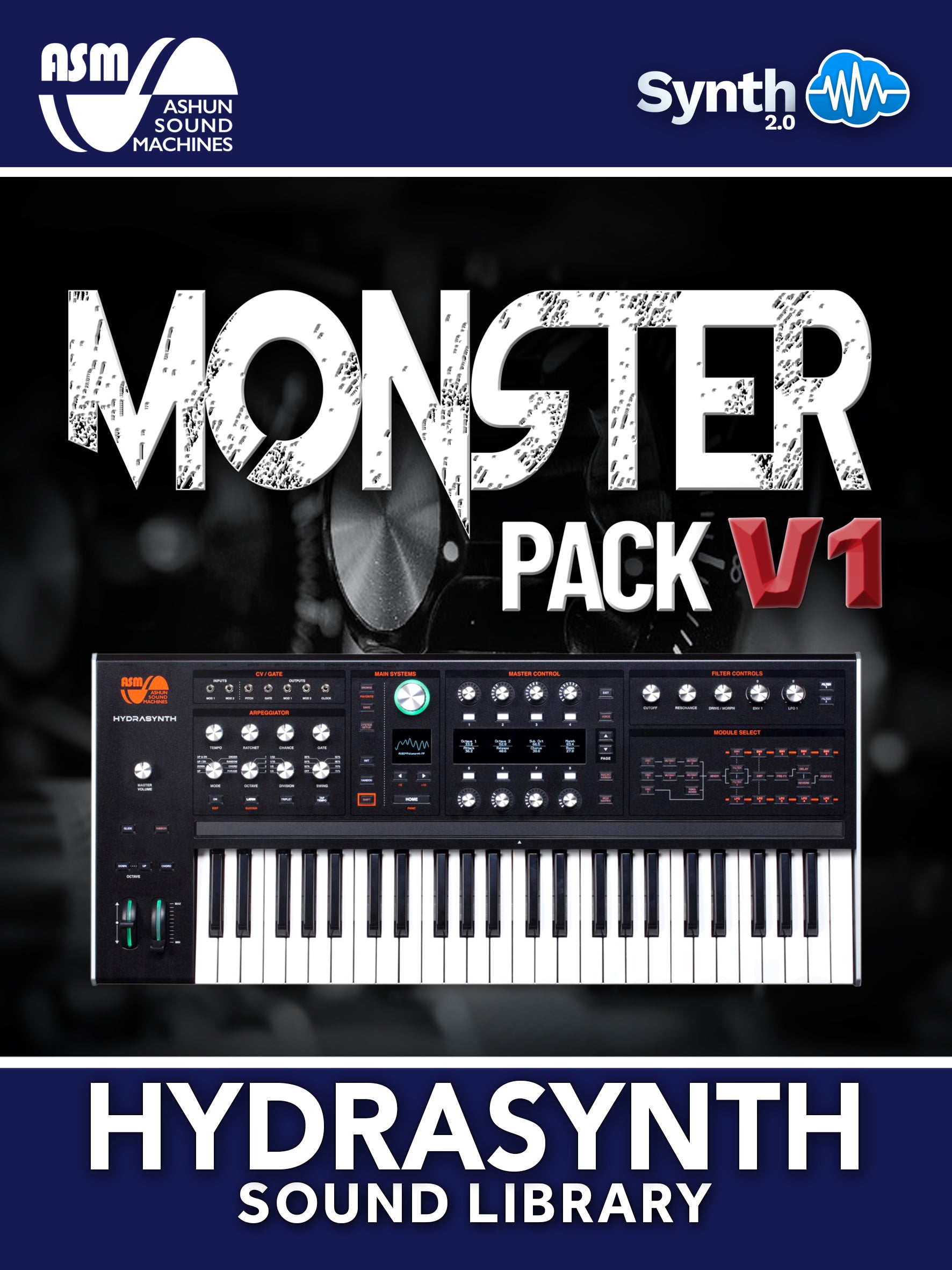 SCL091 - Monster Pack V1 - ASM Hydrasynth Series ( 155 presets )