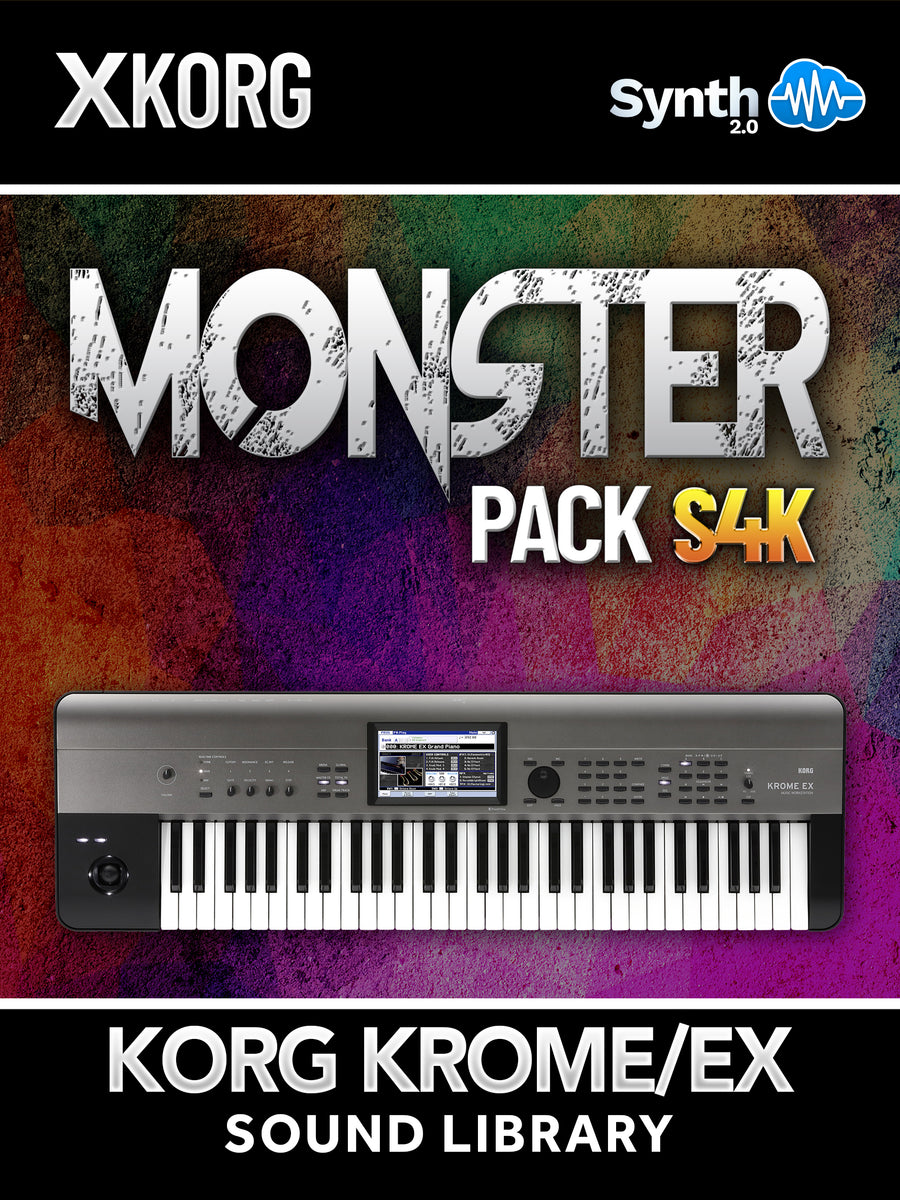S4K103 ( Bundle ) Monster Pack S4K Krome / Krome Ex SynthCloud