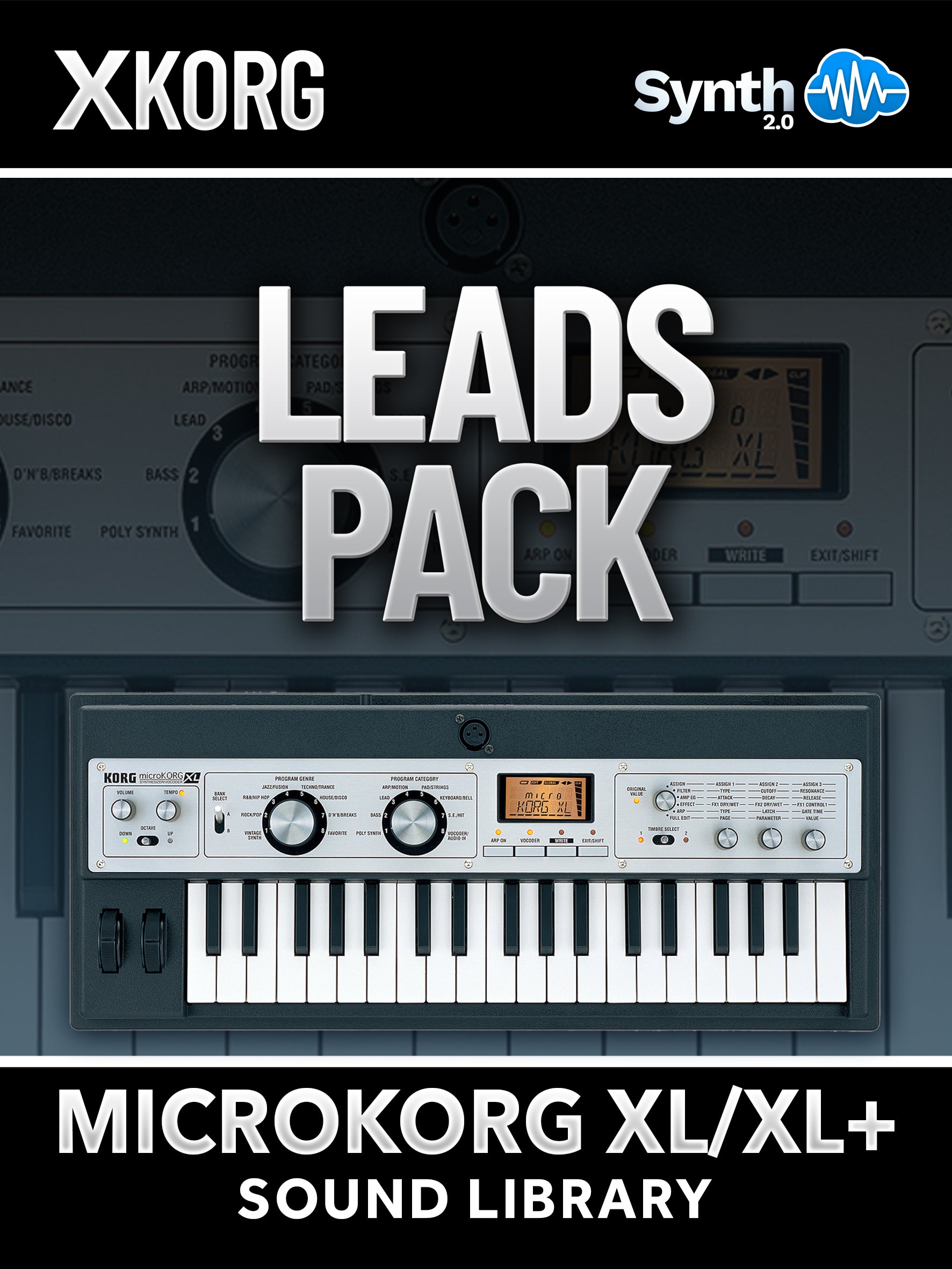 LDX016 - Leads Pack - Korg Microkorg XL / XL + ( 9 presets )